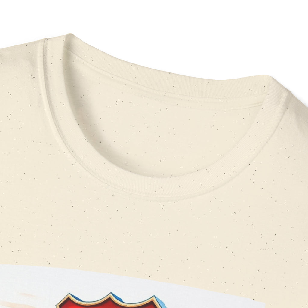 Route 66 Motorcycle T-Shirt | Desert Sunset Biker Graphic
