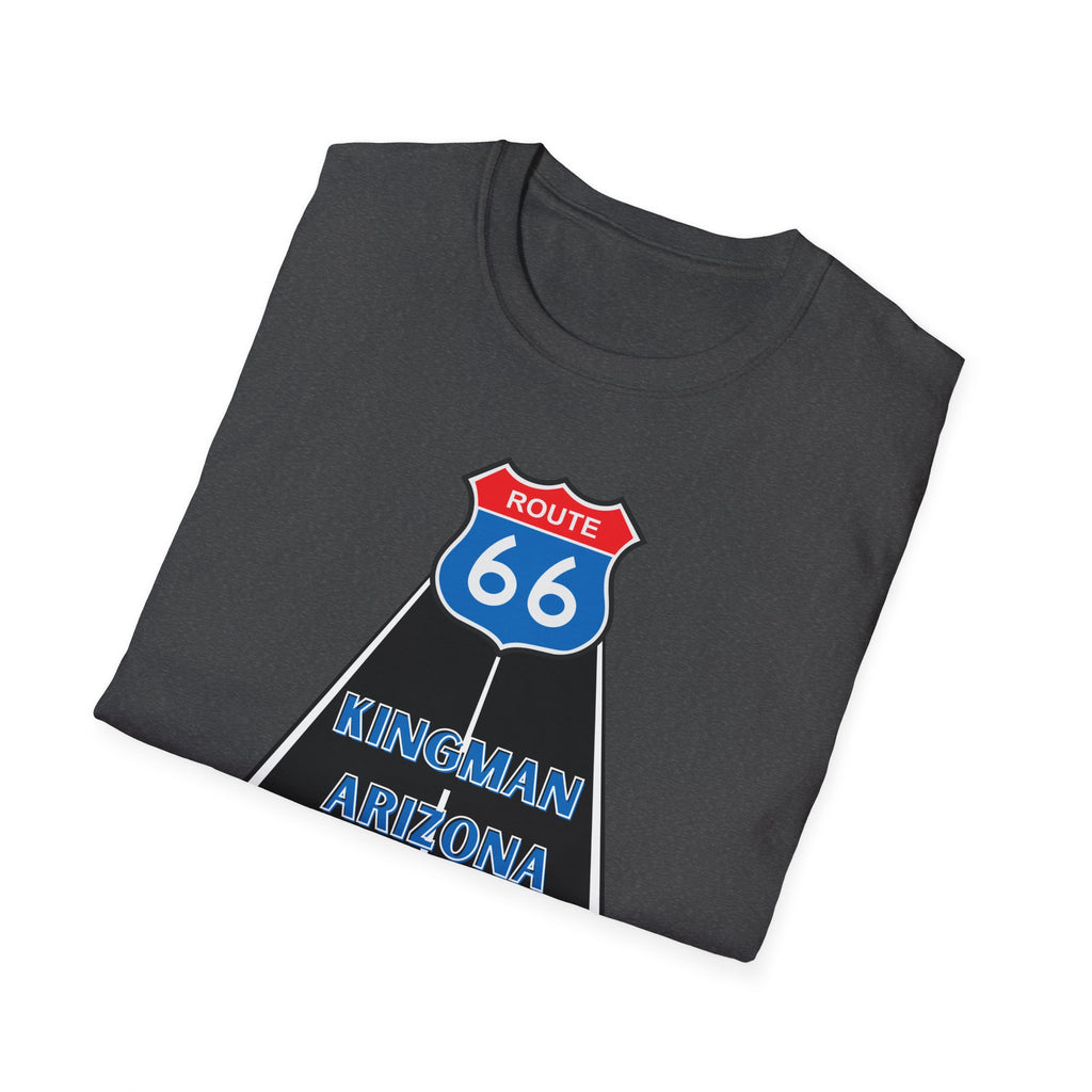 Route 66 Kingman Arizona Men's Woman's Softstyle T-Shirt