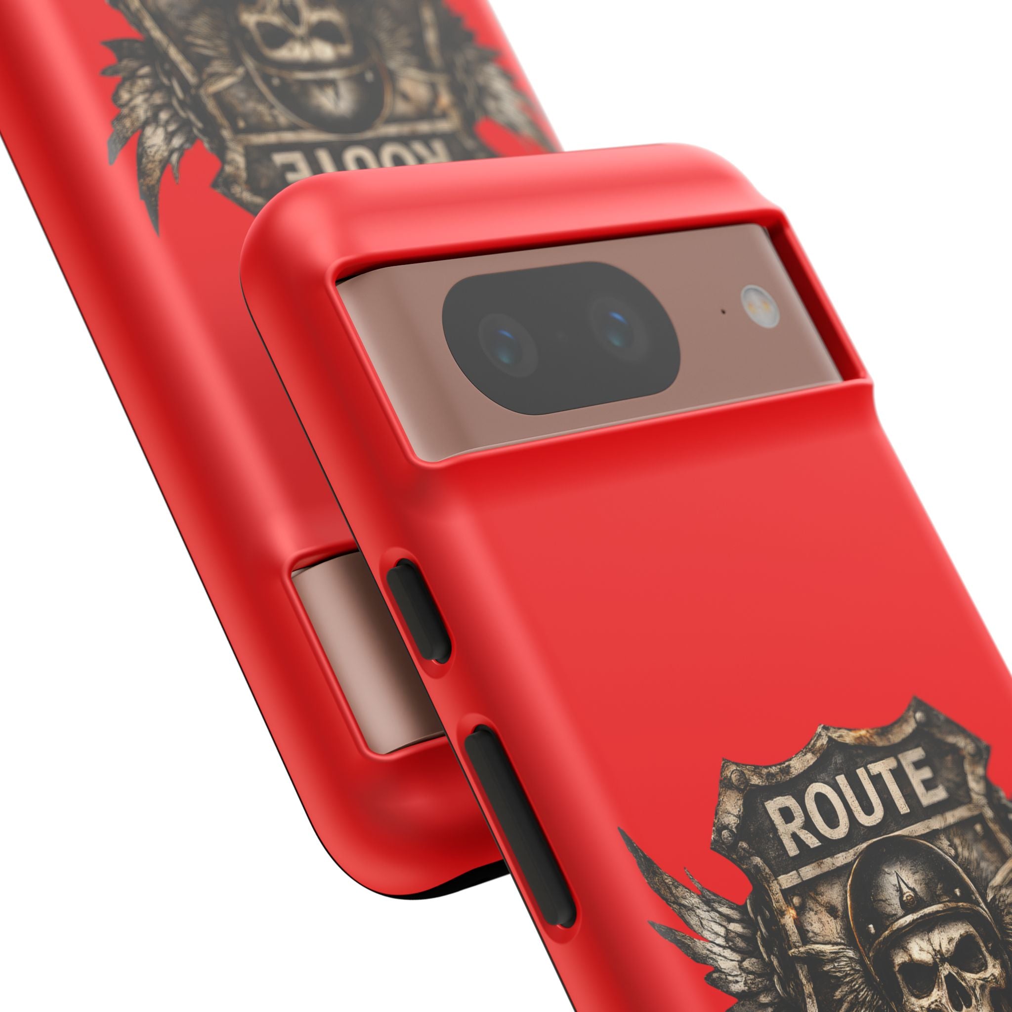 Route 66 Skull Helmet phone case | Motorcycle emblem, Ride the Legend