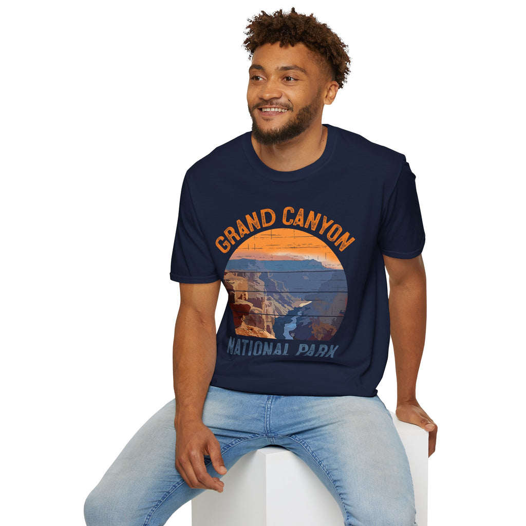 Grand Canyon National Park T-Shirt | Vintage Sunset Landscape