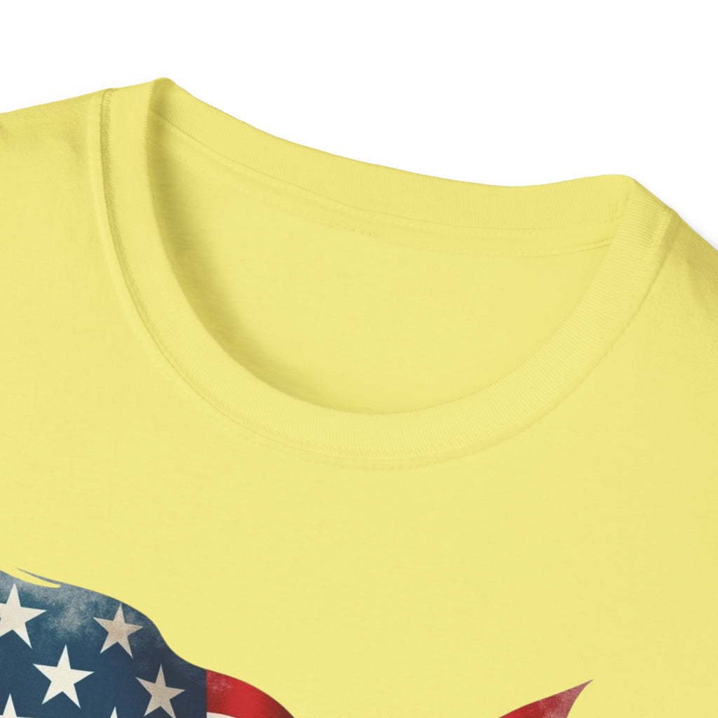 Route 66 Shield with American Flag T-Shirt | Vintage Road Trip Tee