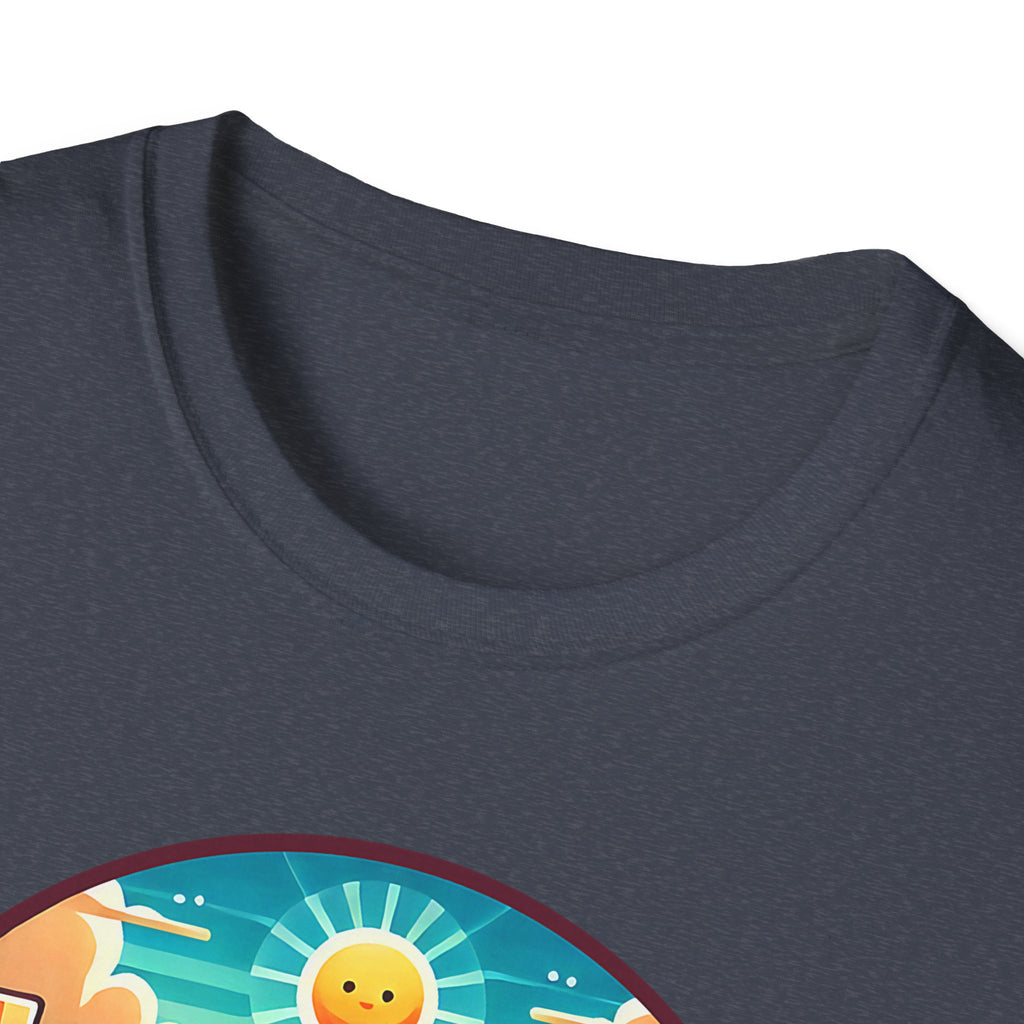 Grand Canyon National Park Retro Sunset T-Shirt | Canyon River Illustration