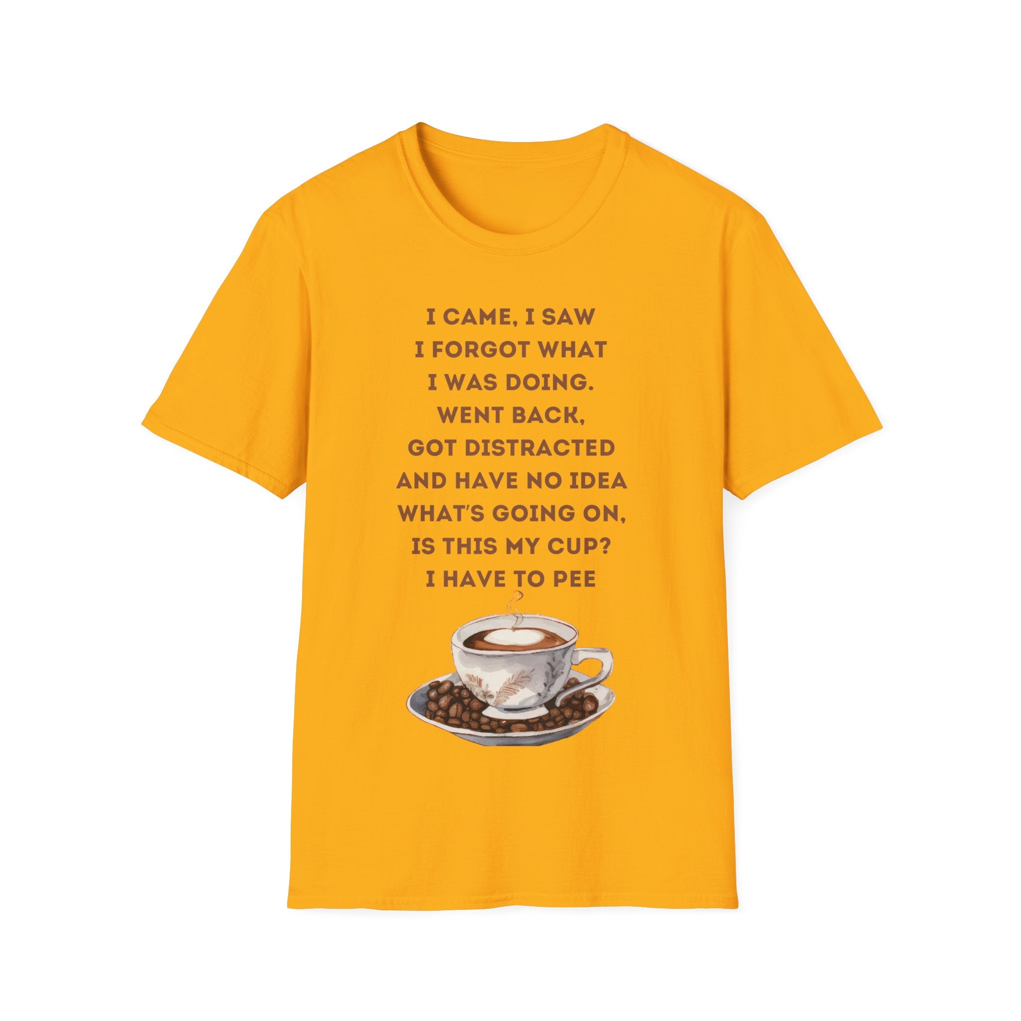Funny Coffee Quote T-Shirt for Coffee Lovers, Humor Tee, Gift for Him/Her, Perfect for Birthdays, Housewarming, Casual Wear