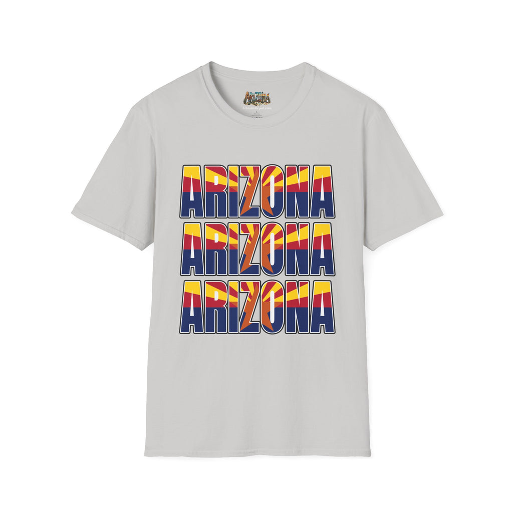 Arizona Retro Logo T‑Shirt — Vintage Sunset State Pride Tee