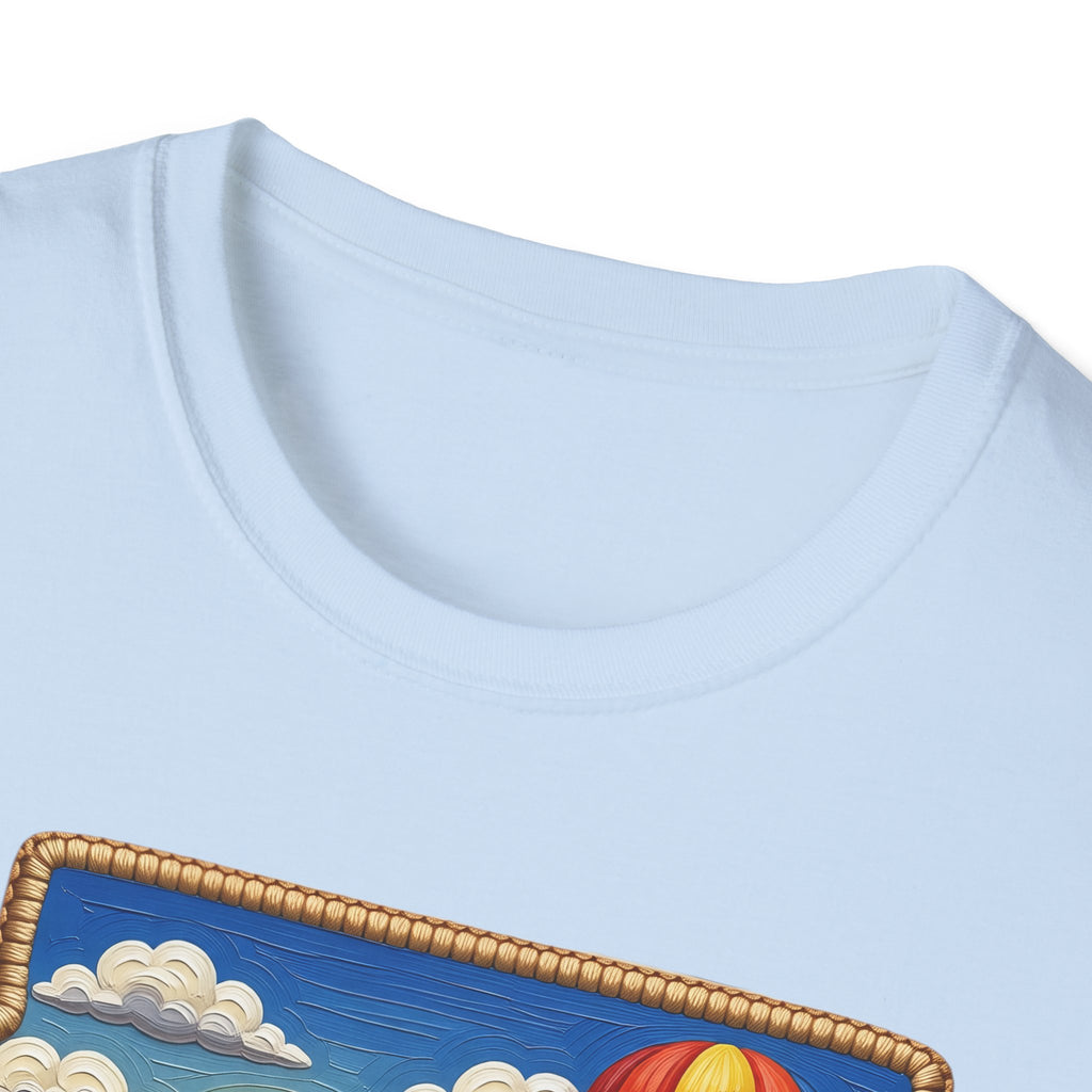 Arizona Route 66 Desert Road T-Shirt | Hot Air Balloon Southwestern Scene