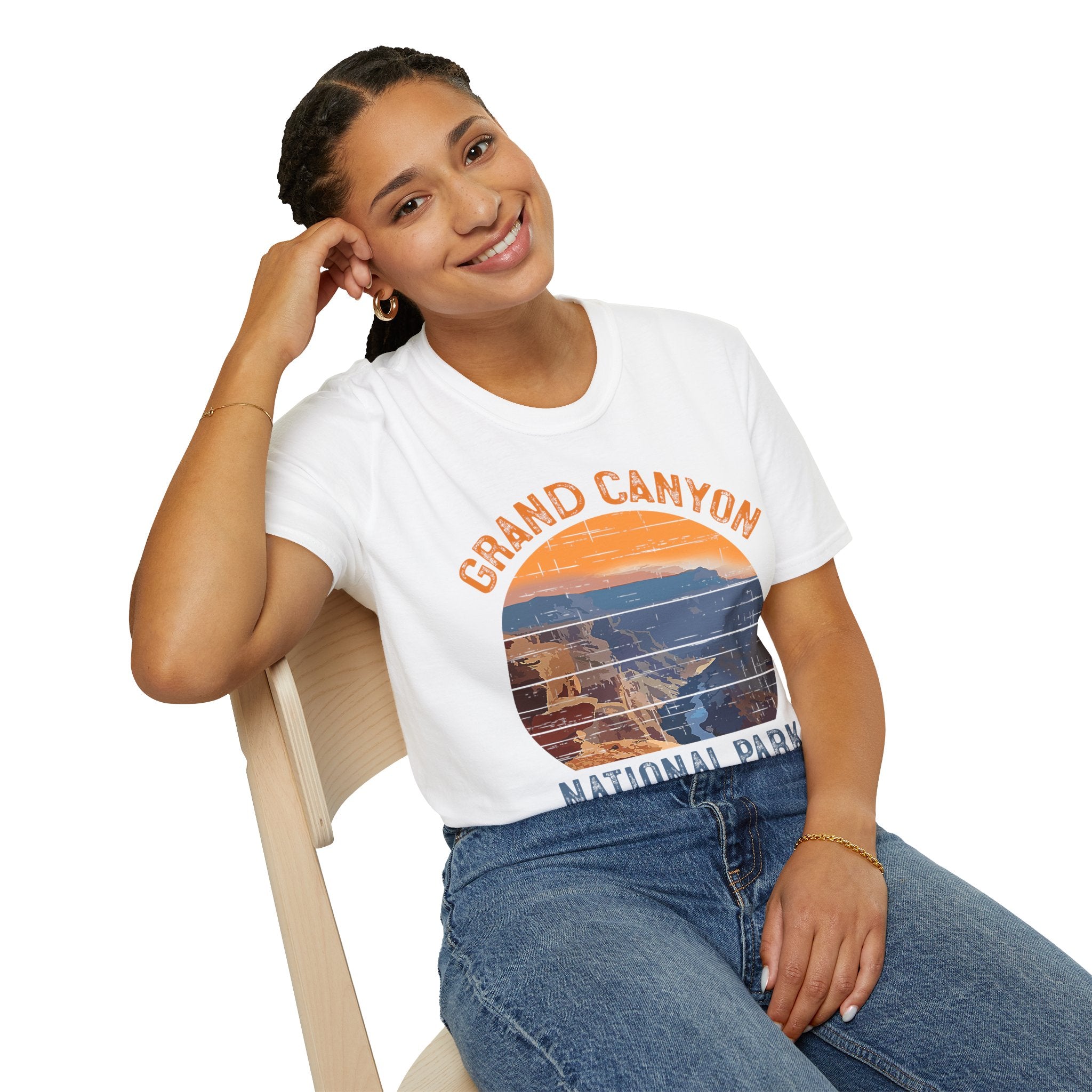 Grand Canyon National Park T-Shirt | Vintage Sunset Landscape