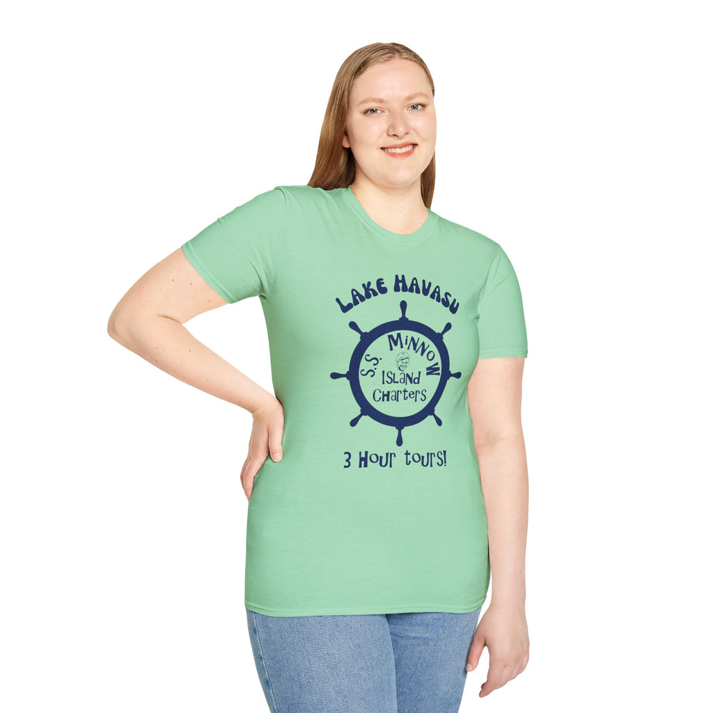 What It Could Happen lol ... Lake Havasu SS Minnow Island Charters T-Shirt | 3 Hour Tours
