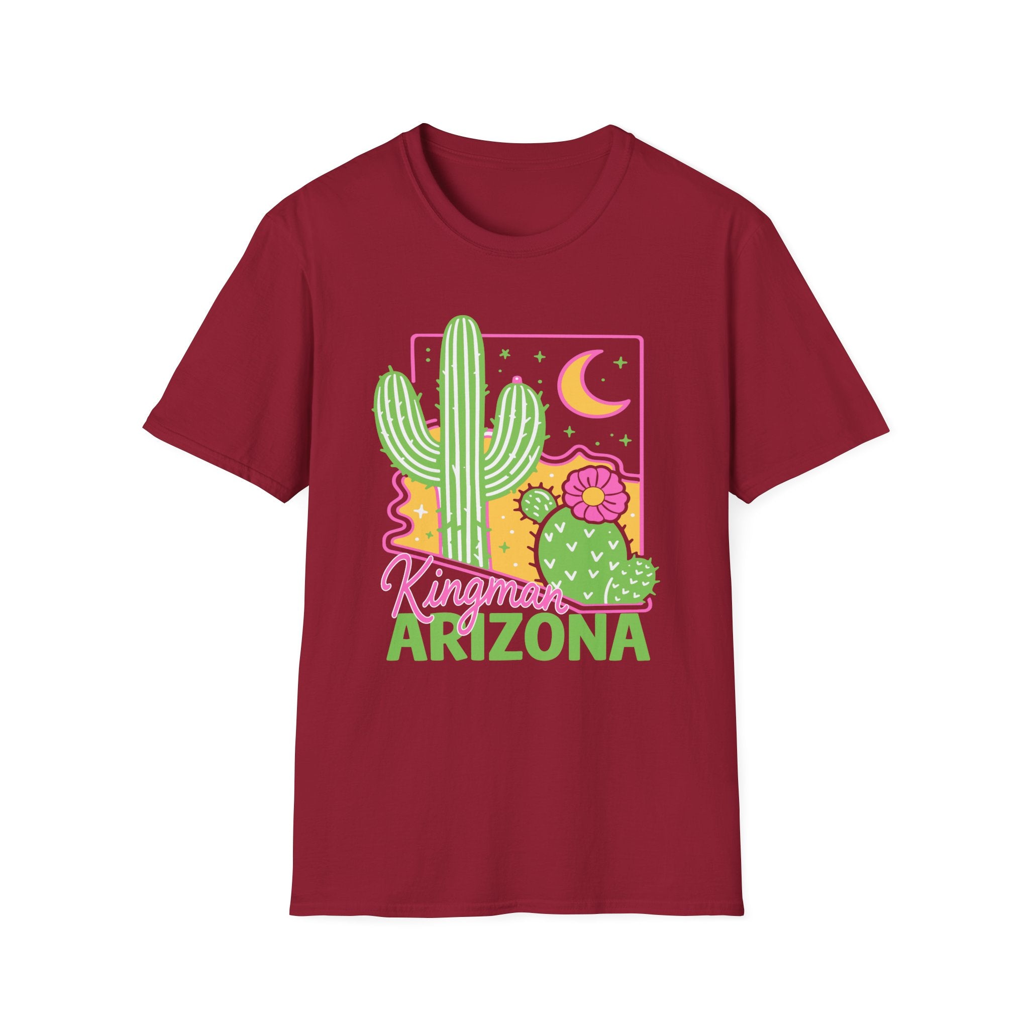 Kingman Arizona Cactus T-Shirt | Desert Saguaro Graphic Tee