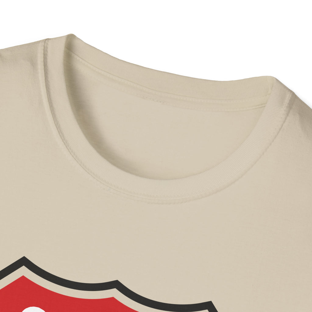 Oatman 66 Shield T-Shirt | Route 66 Roadtrip Sign Tee