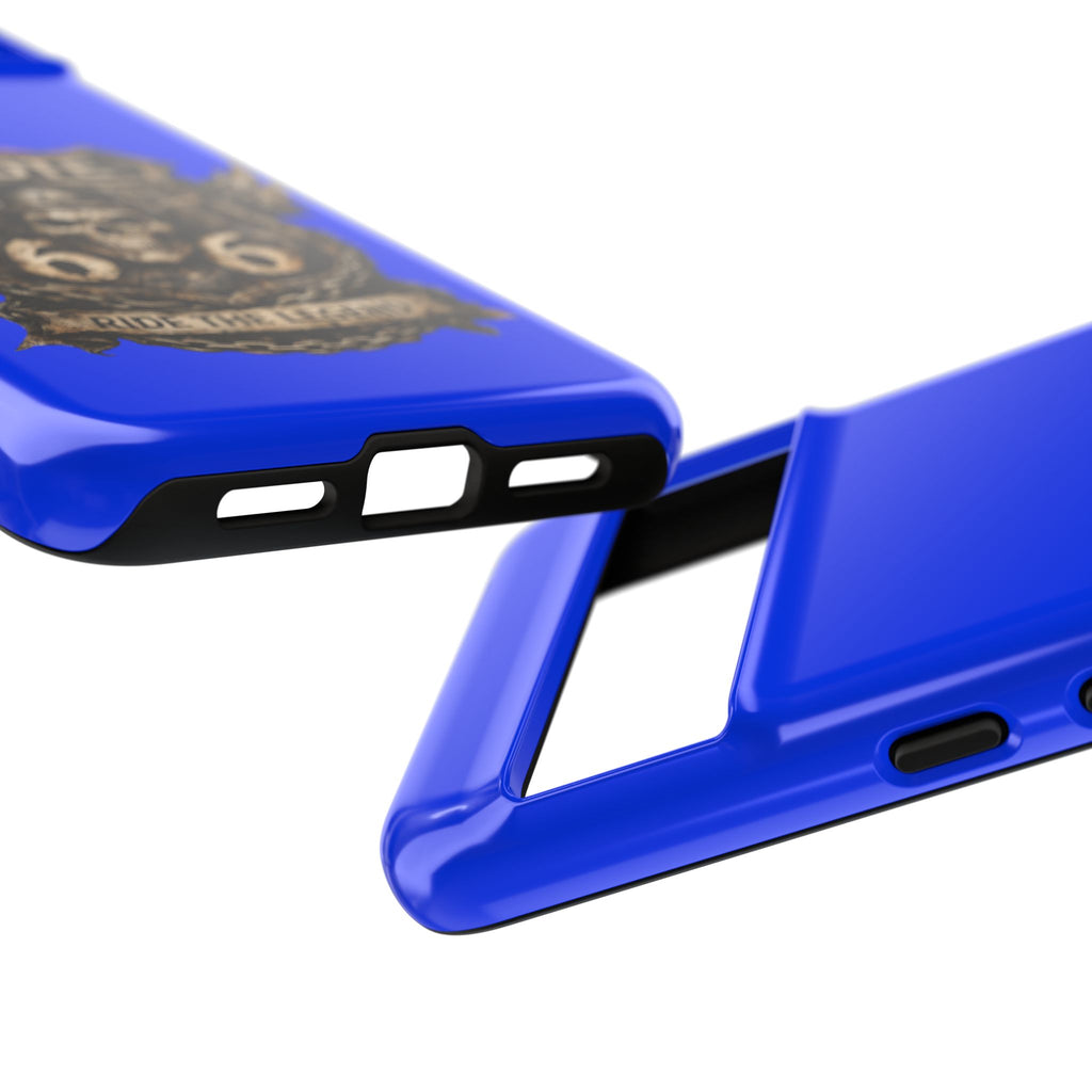 Route 66 Skull Helmet phone case | Motorcycle emblem, Ride the Legend