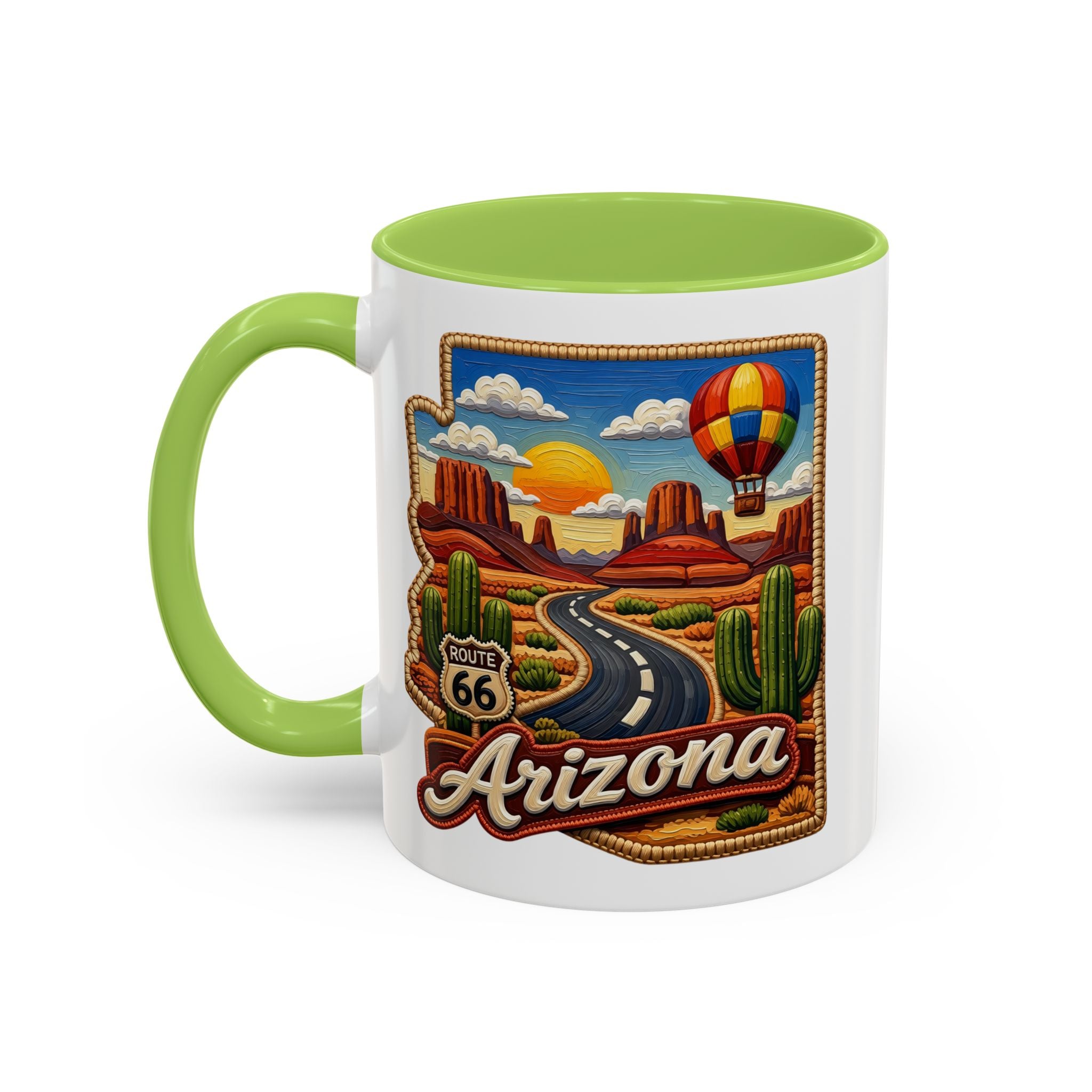 Arizona Route 66 Desert Scenic Mug | Accent Coffee Mug
