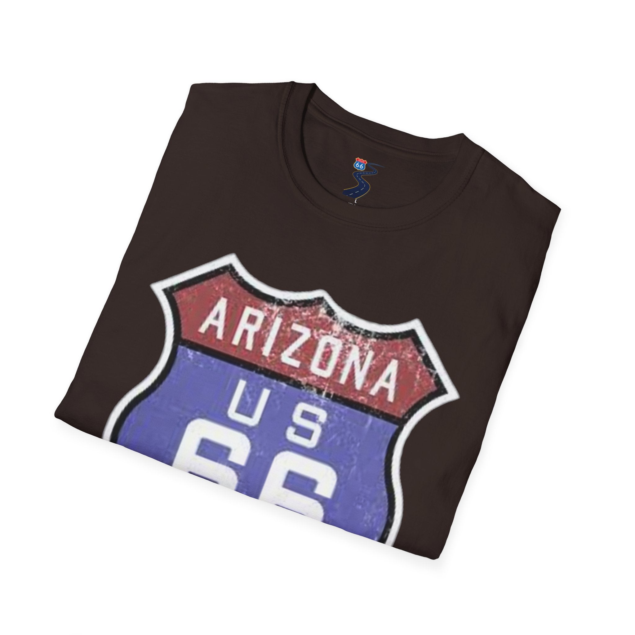 Arizona US 66 Shield T-Shirt | Route 66 Vintage Sign Tee