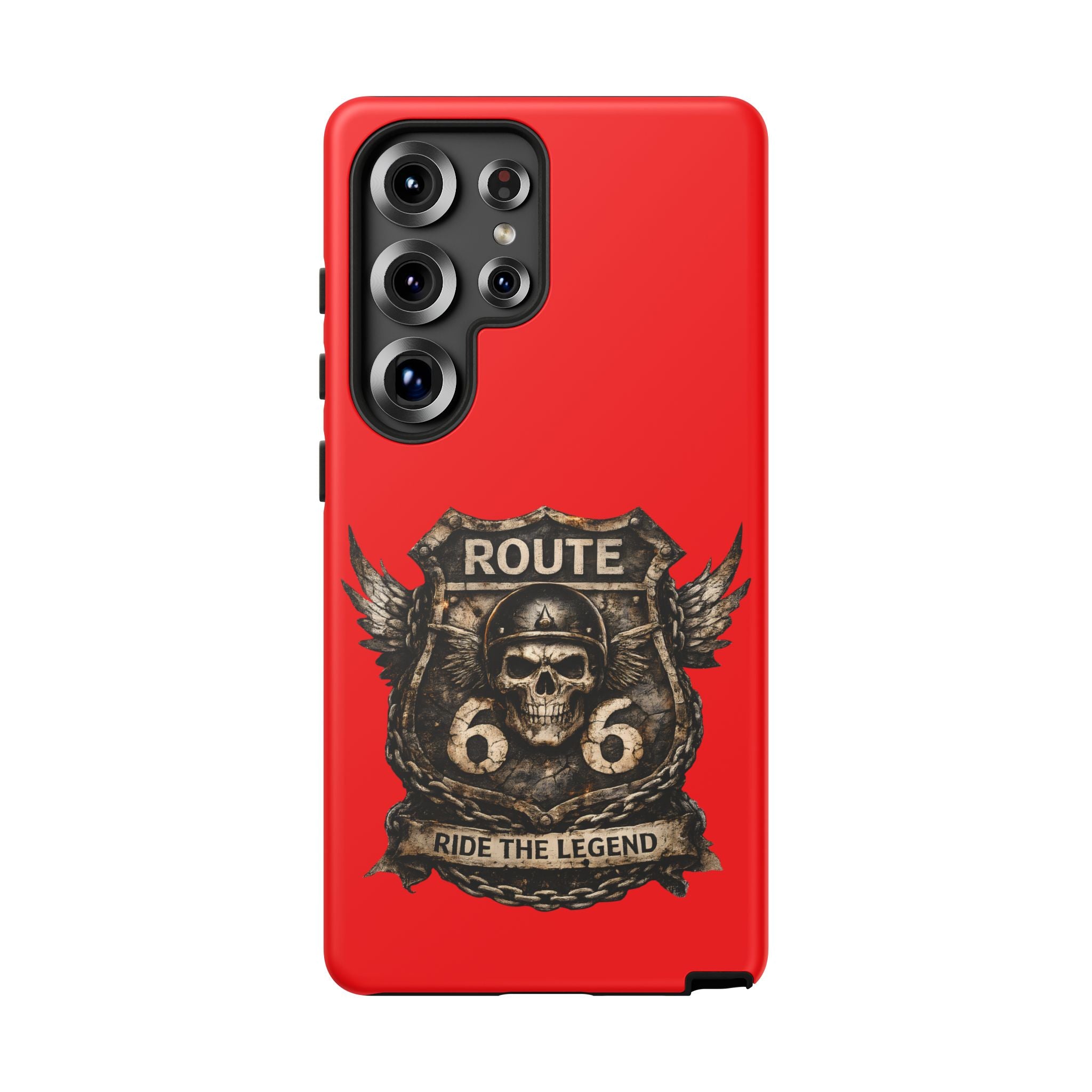 Route 66 Skull Helmet phone case | Motorcycle emblem, Ride the Legend