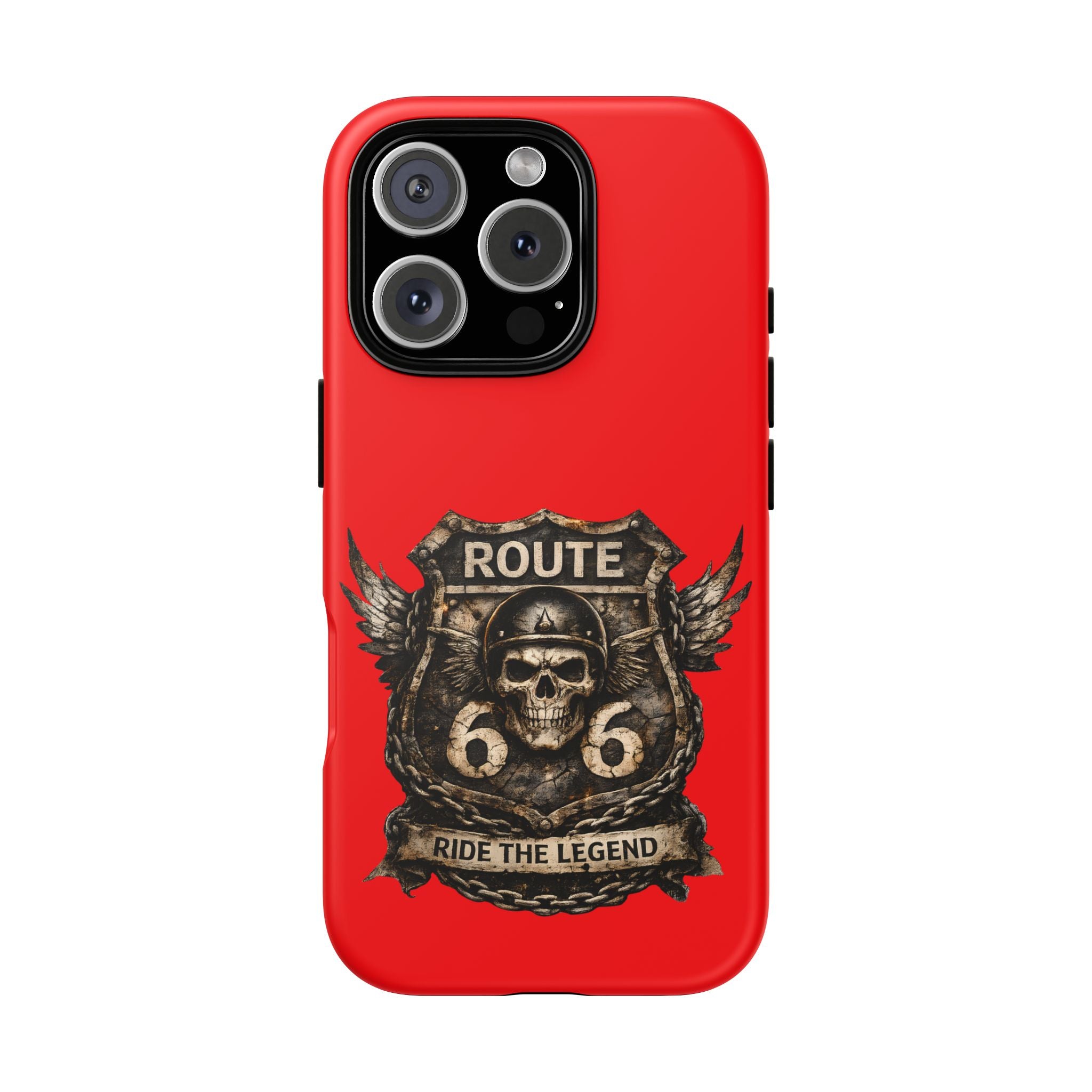 Route 66 Skull Helmet phone case | Motorcycle emblem, Ride the Legend