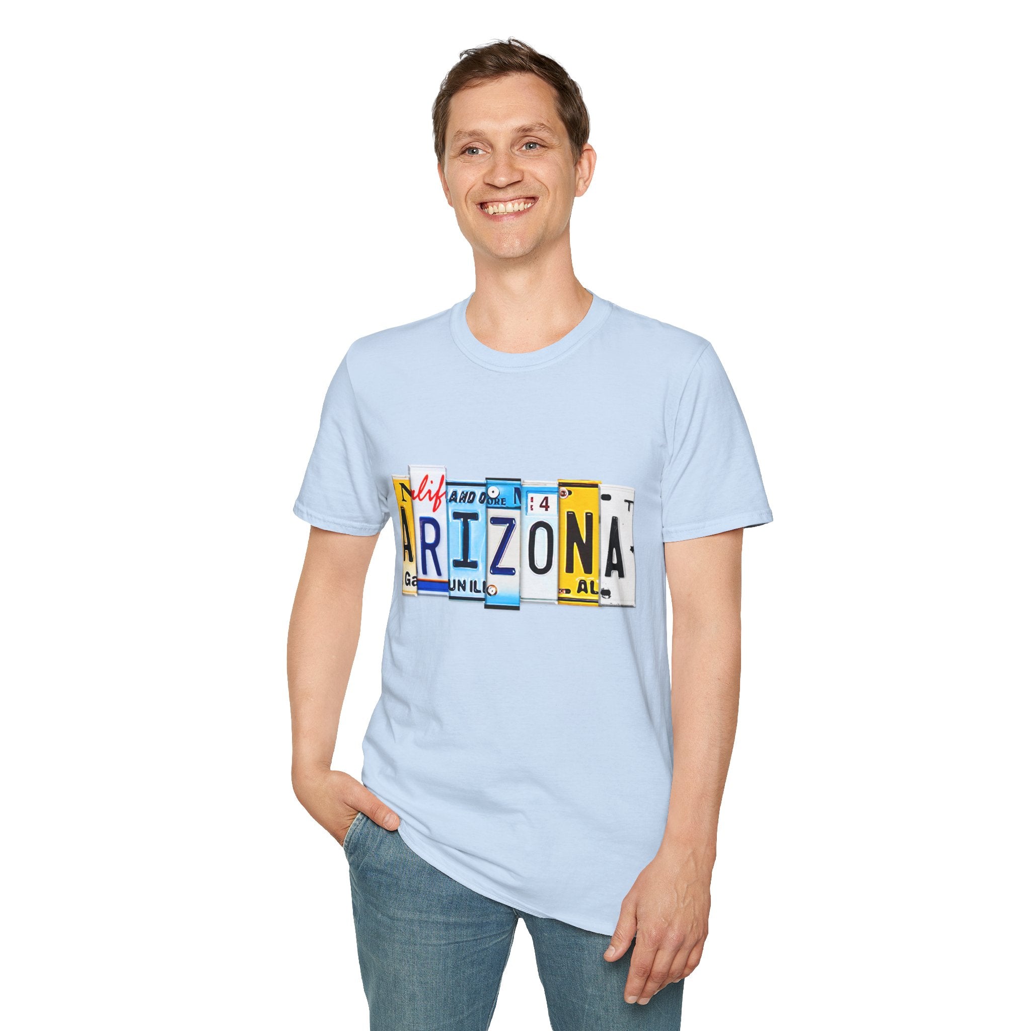 Arizona License Plate Collage T-Shirt | State Graphic Tee
