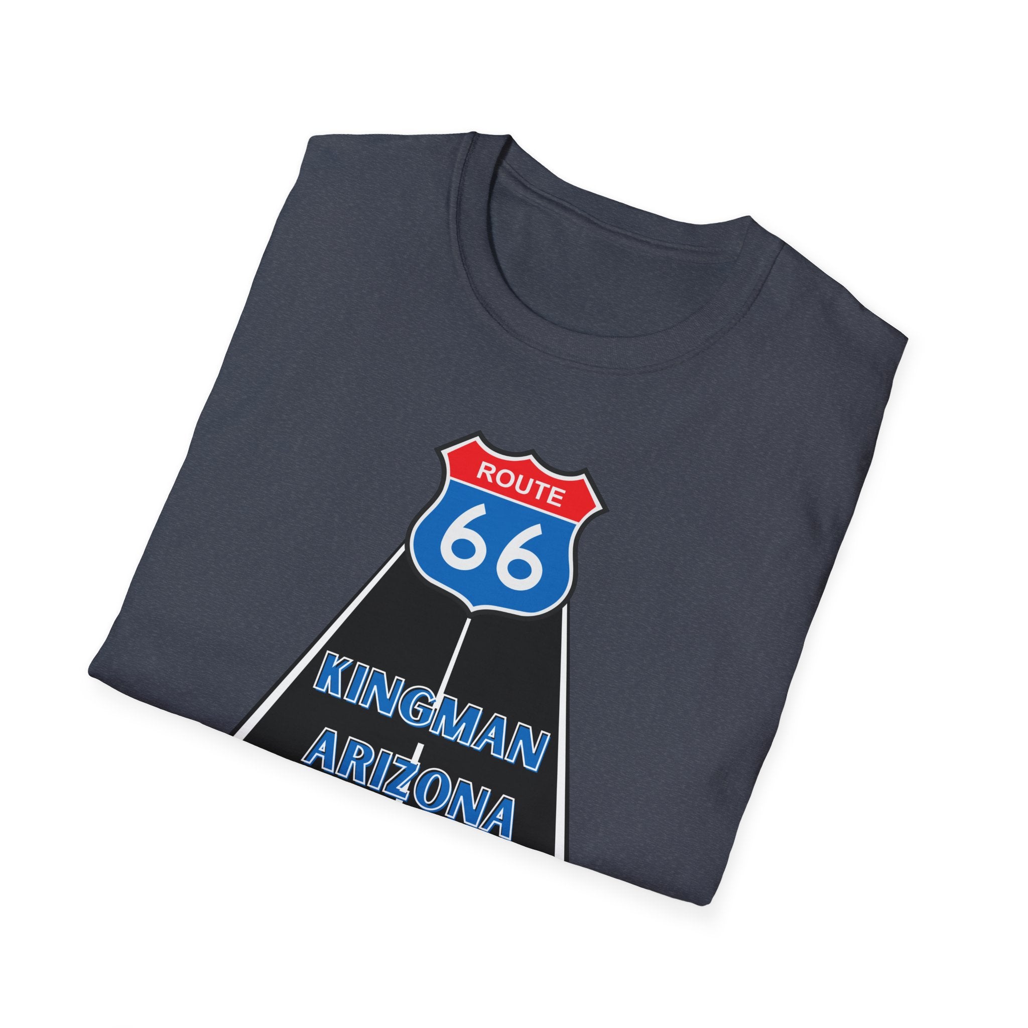 Route 66 Kingman Arizona Men's Woman's Softstyle T-Shirt