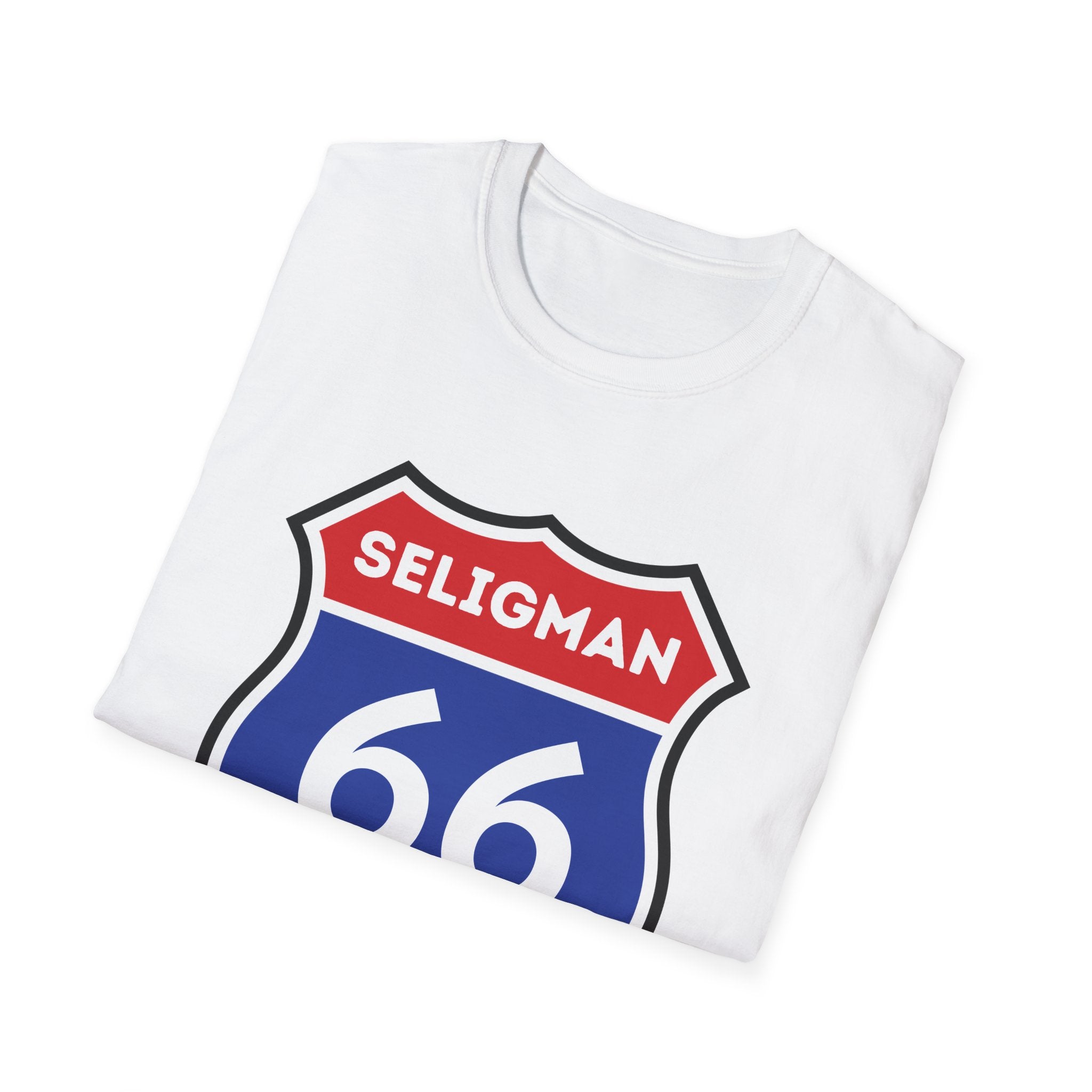 Seligman 66 Shield T-Shirt | Route 66 Roadsign Tee