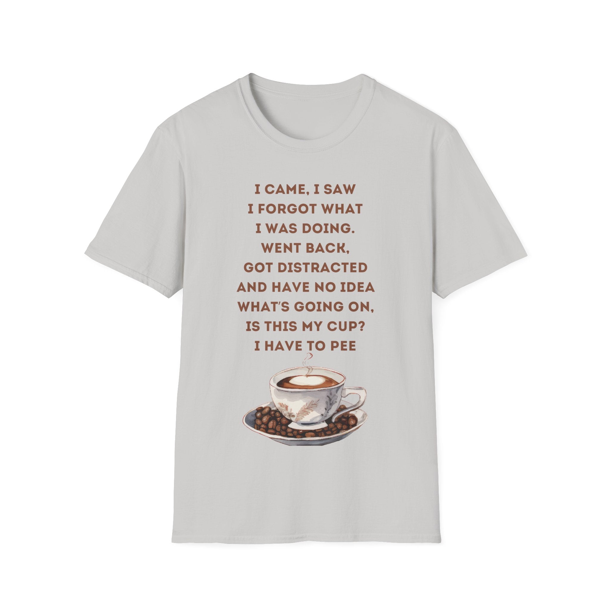 Funny Coffee Quote T-Shirt for Coffee Lovers, Humor Tee, Gift for Him/Her, Perfect for Birthdays, Housewarming, Casual Wear