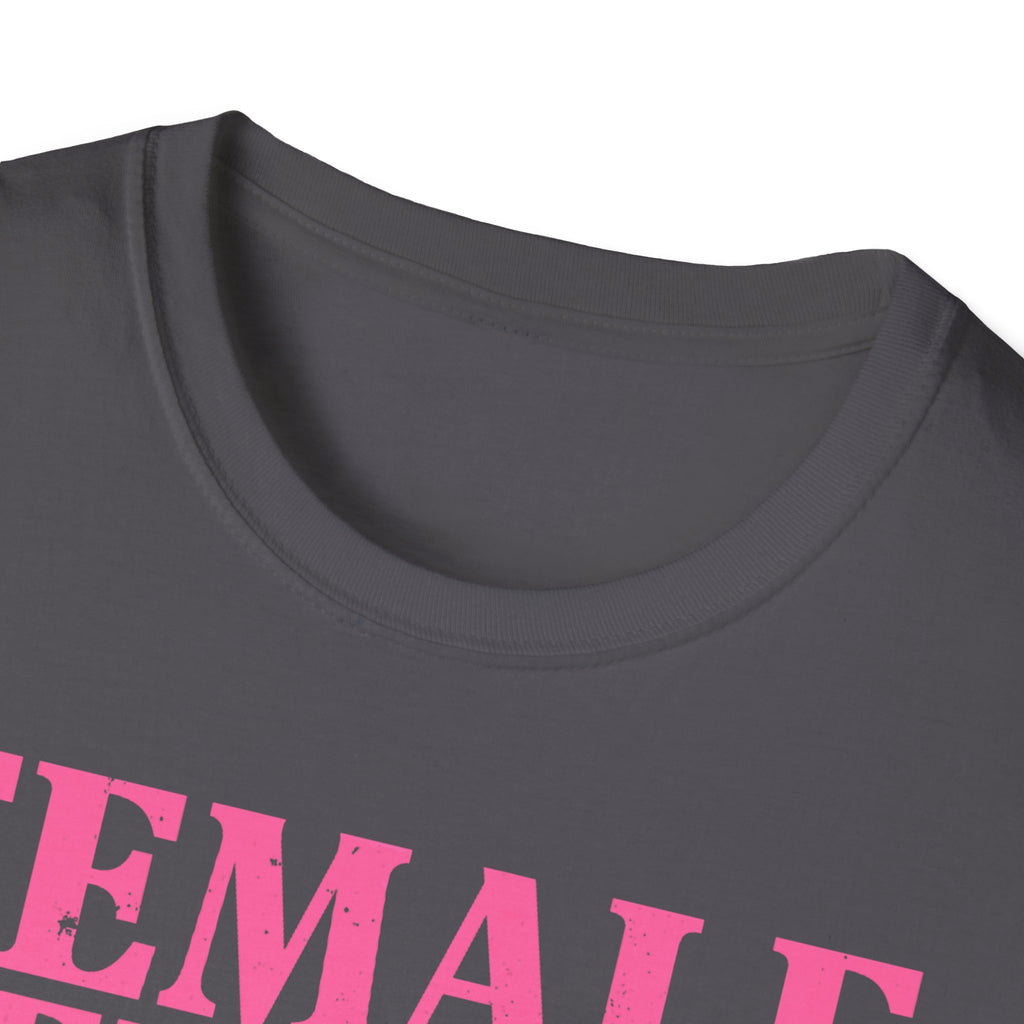 Female Veteran with Three Sides T-Shirt | American Flag, Pink Helmet, Military Pride