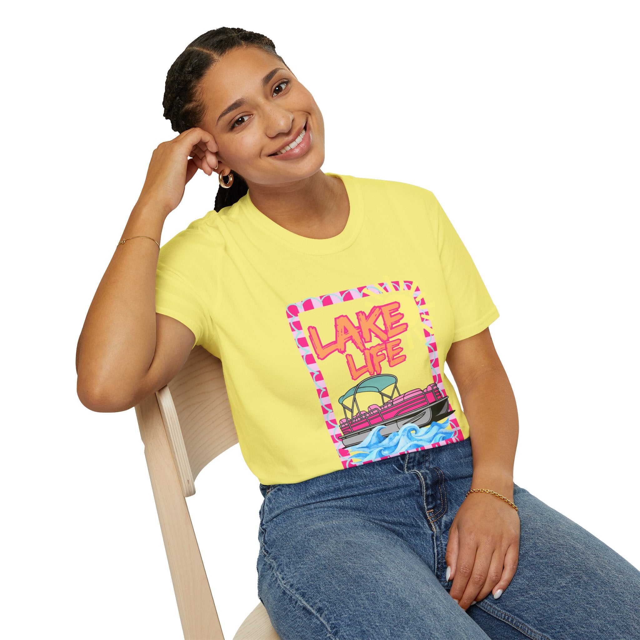 Lake Life Pontoon Boat T-Shirt | Summer Lake Vibes