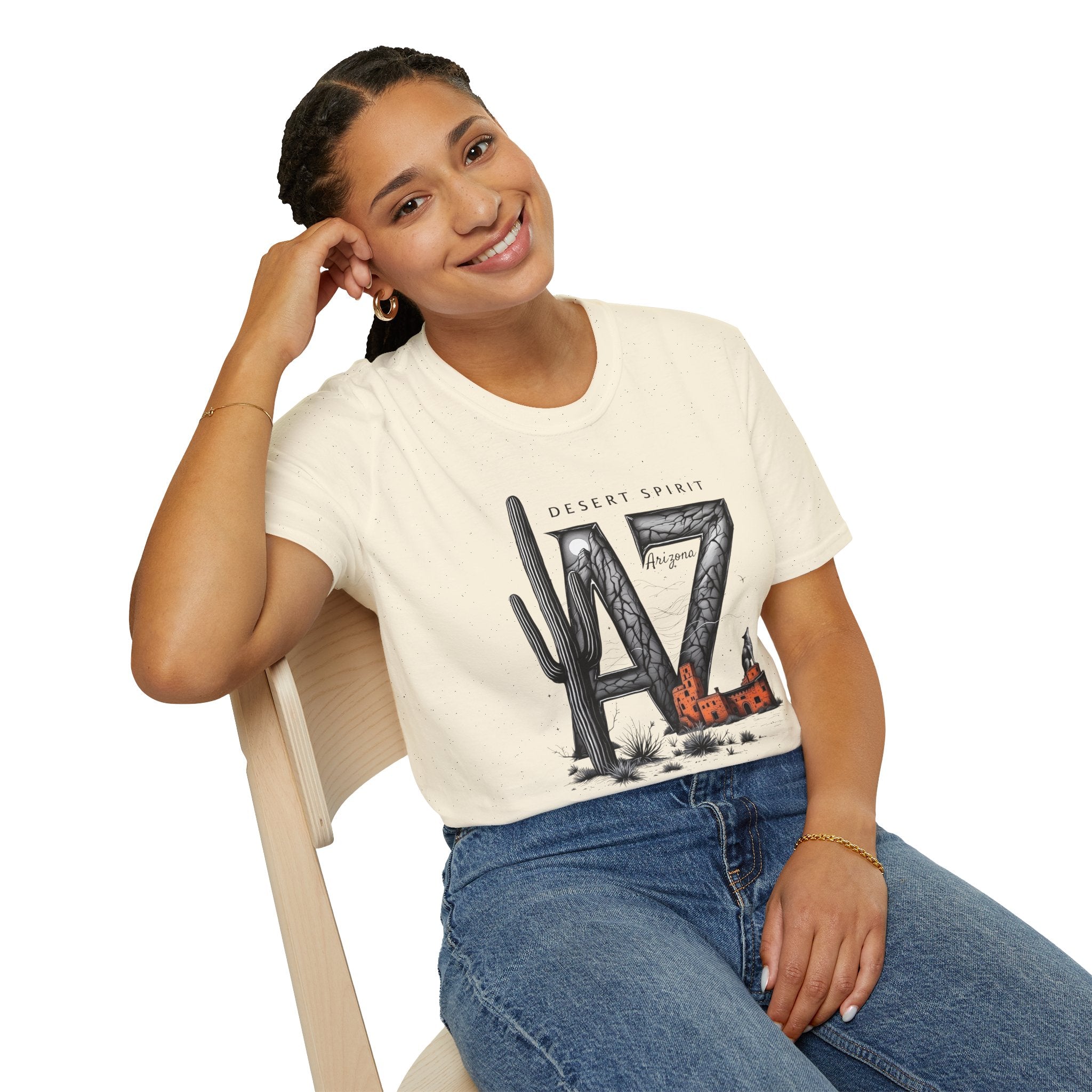 Arizona Desert Spirit T-Shirt | AZ Cactus Southwest Illustration