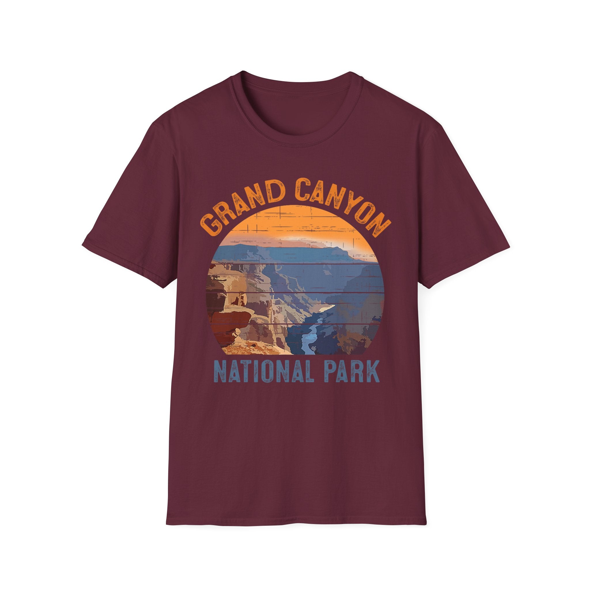 Grand Canyon National Park T-Shirt | Vintage Sunset Landscape