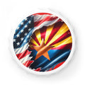 Arizona Flag Ripped American Flag Bottle Opener | State Pride