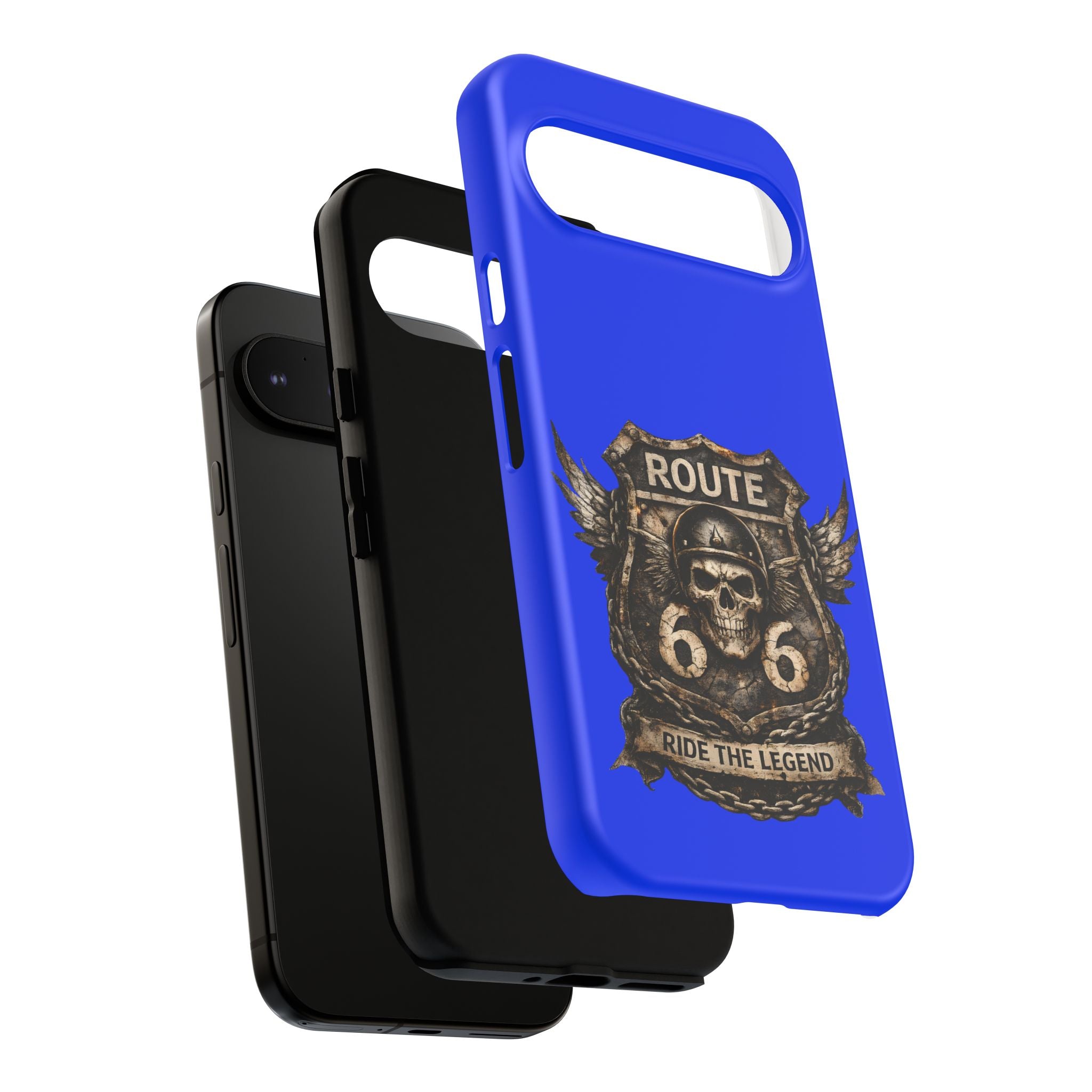 Route 66 Skull Helmet phone case | Motorcycle emblem, Ride the Legend