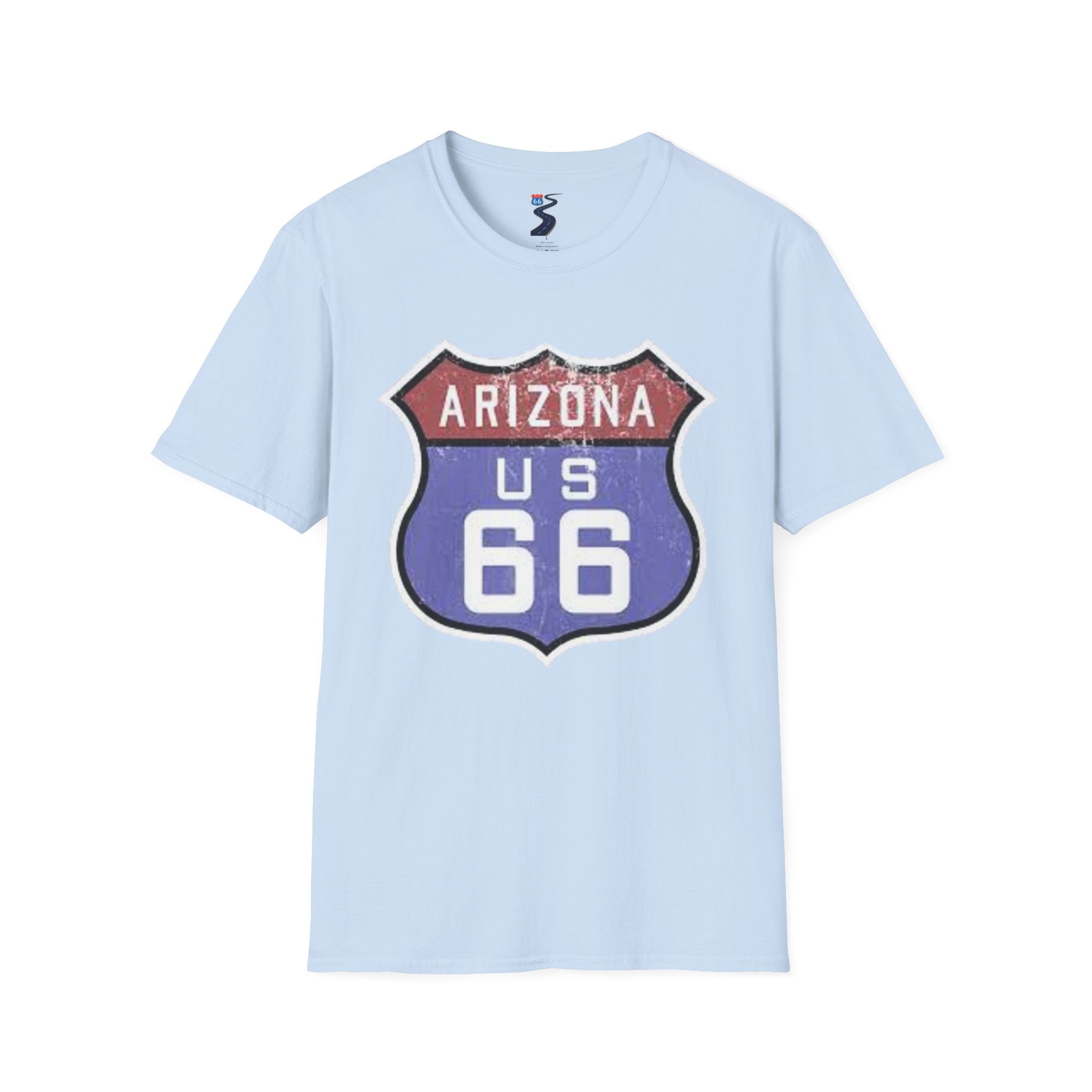 Arizona US 66 Shield T-Shirt | Route 66 Vintage Sign Tee