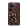Route 66 Skull Helmet phone case | Motorcycle emblem, Ride the Legend