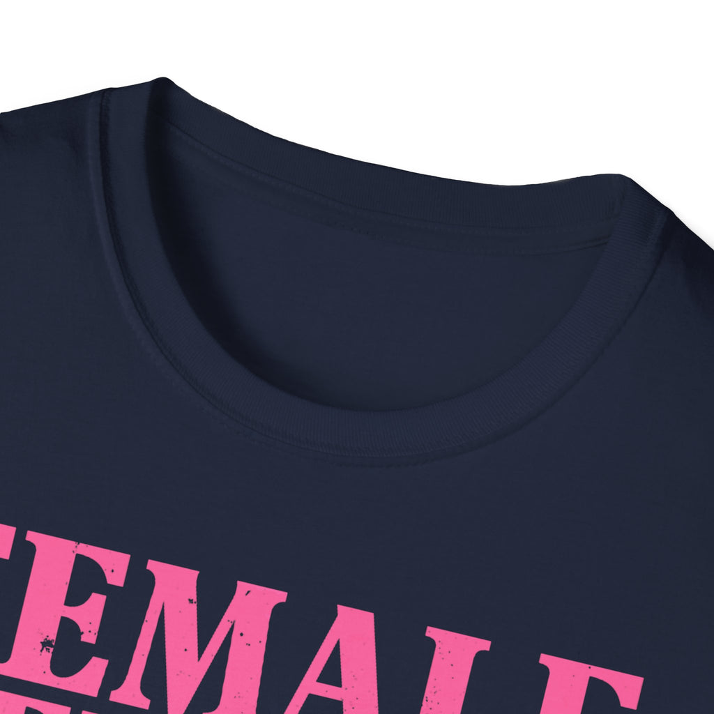 Female Veteran with Three Sides T-Shirt | American Flag, Pink Helmet, Military Pride