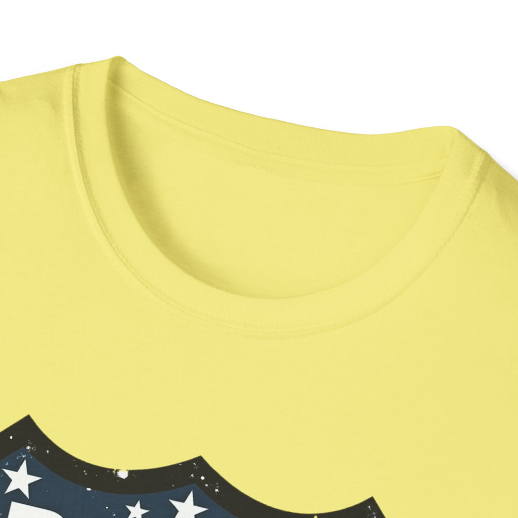 Route 66 Shield T-Shirt | American Flag Vintage Road Sign