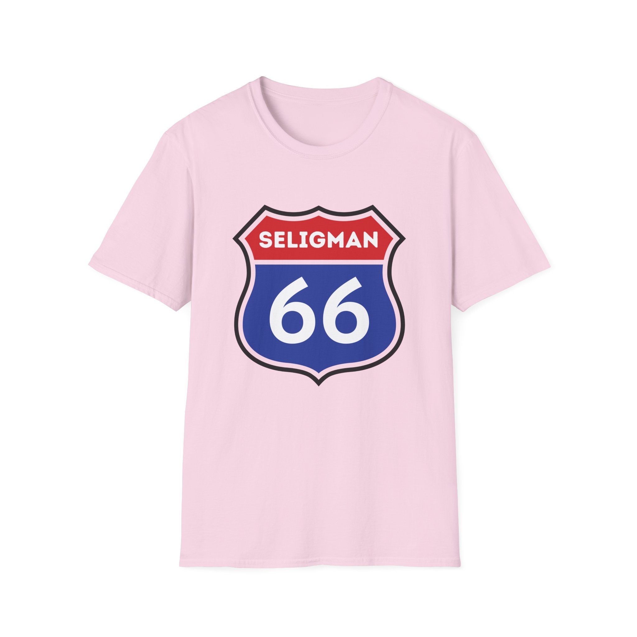 Seligman 66 Shield T-Shirt | Route 66 Roadsign Tee