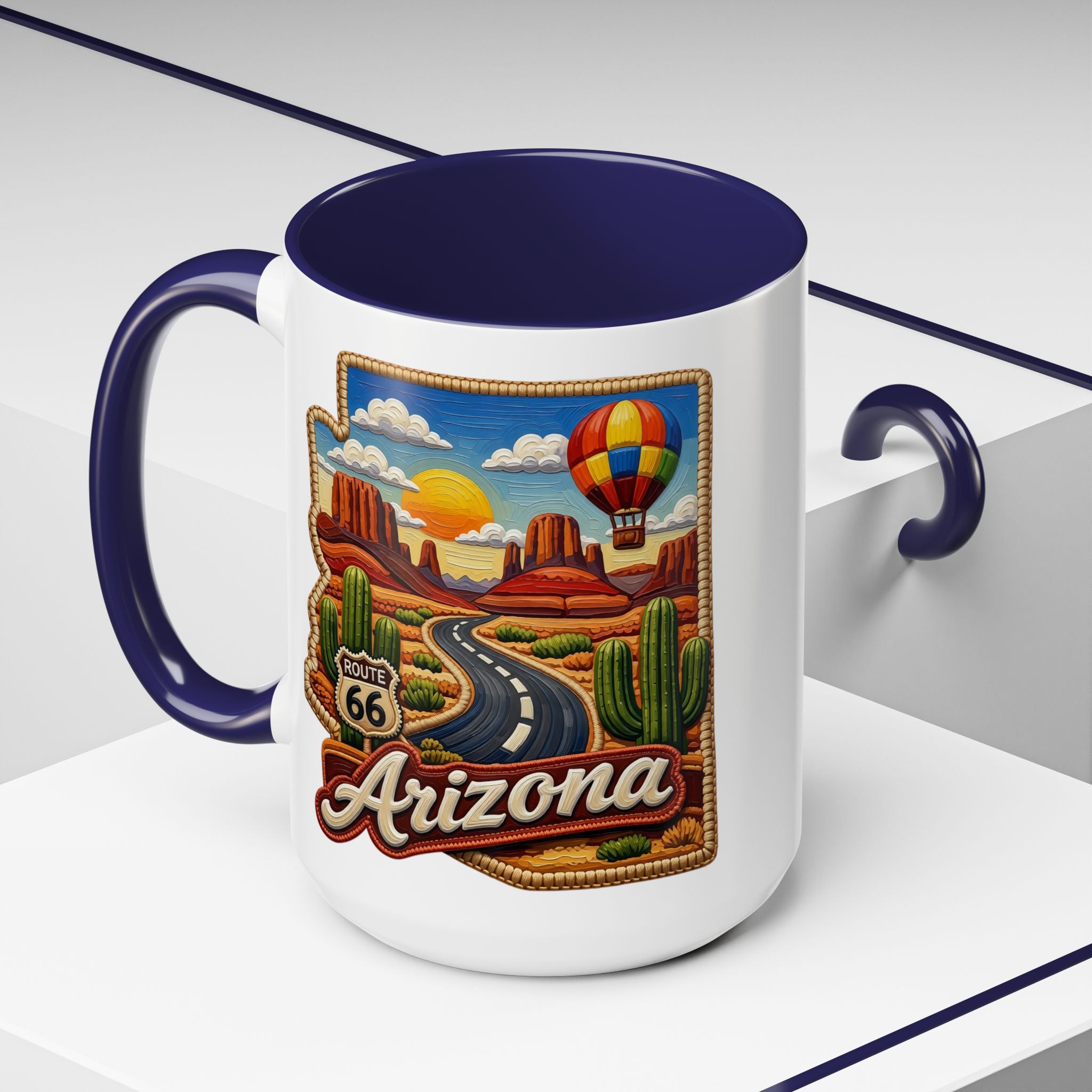 Arizona Route 66 Desert Scenic Mug | Accent Coffee Mug