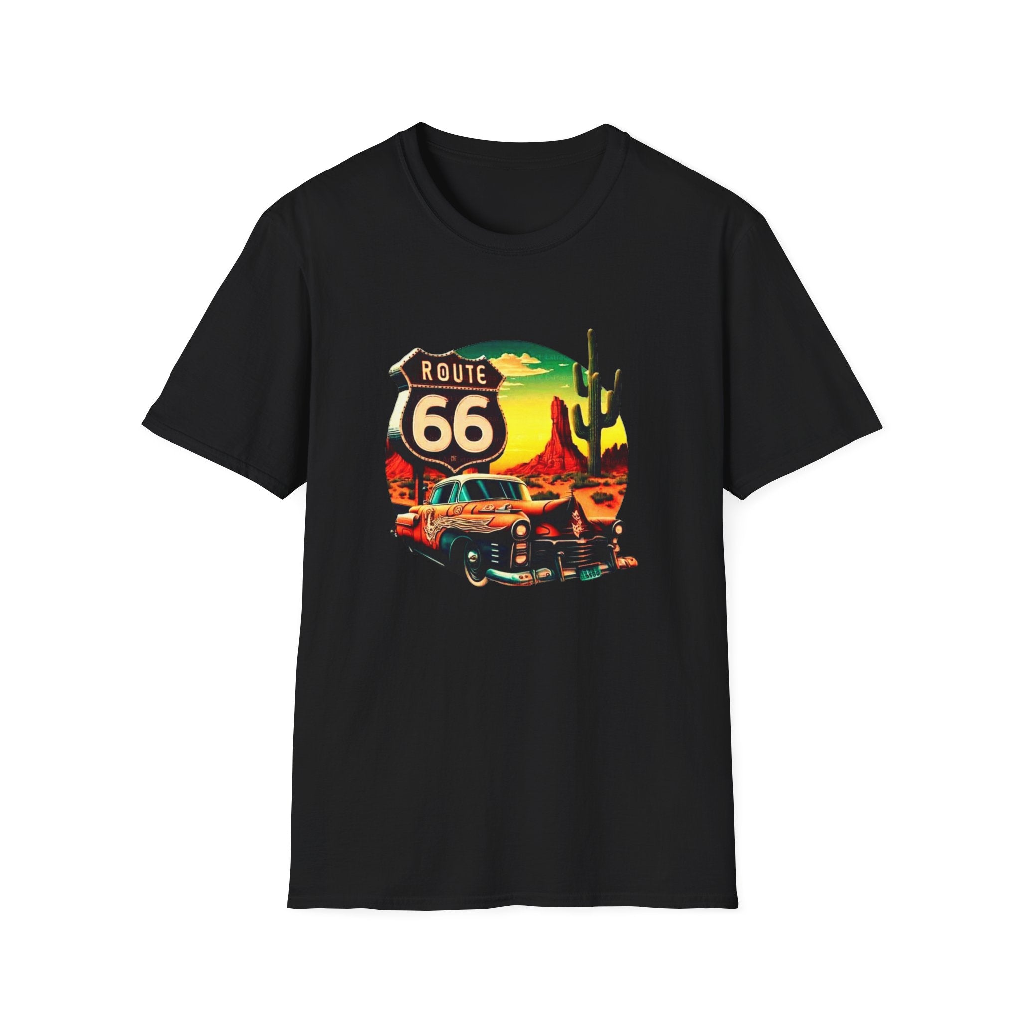 Route 66 Unisex Softstyle T-Shirt