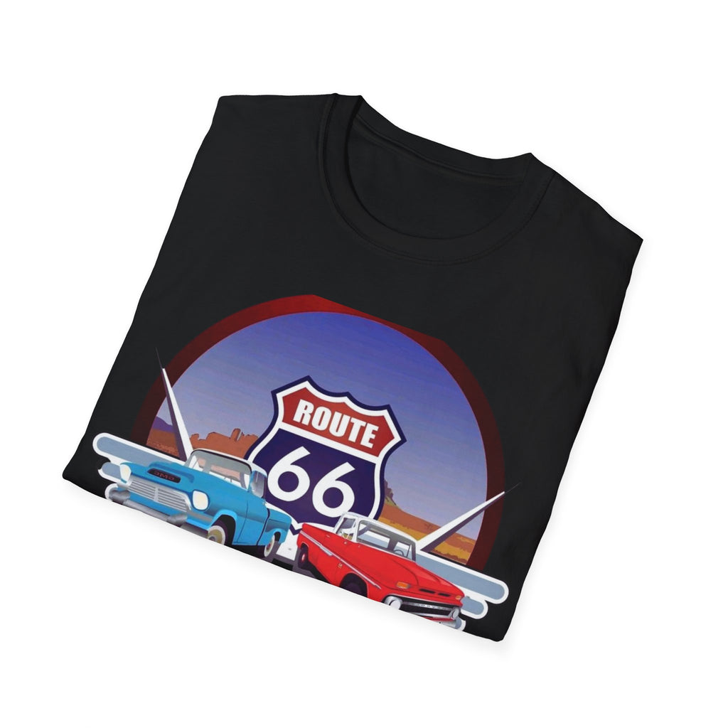 Route 66 Kingman Arizona Softstyle T-Shirt, Vintage Tee, Retro Shirt, Unisex Top, Gift for Travelers