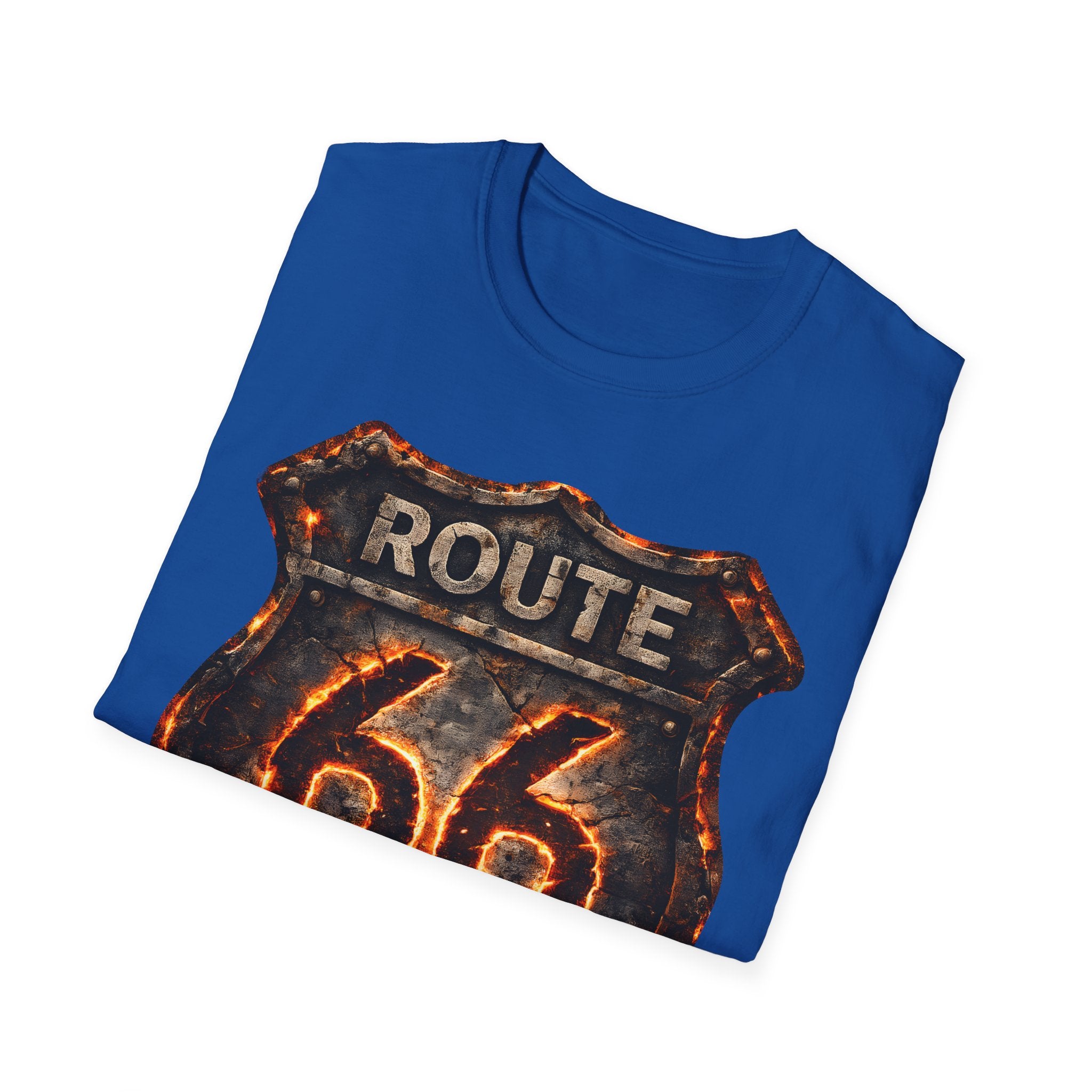 Vintage Route 66 Shield T-Shirt | Retro Road Trip Sign