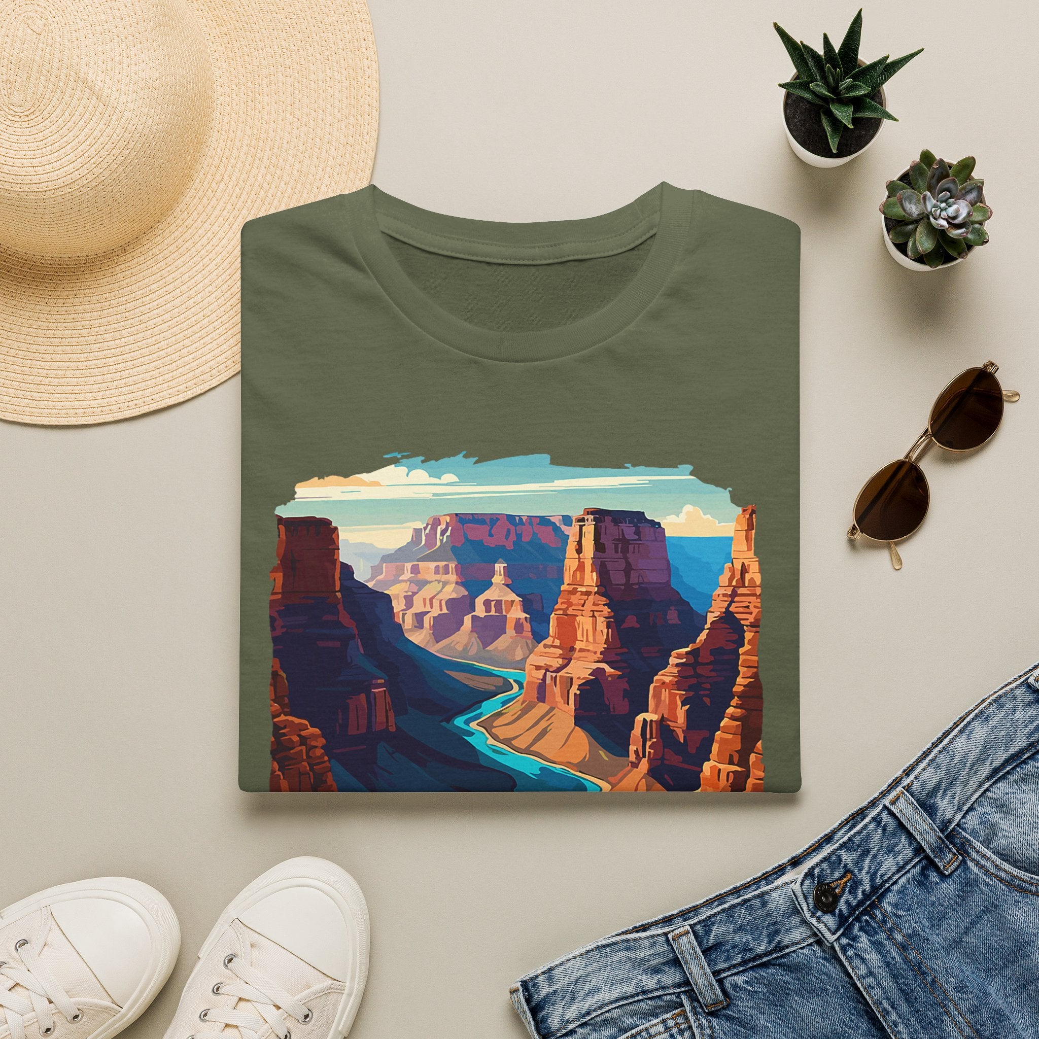 Grand Canyon National Park T-Shirt | Scenic Canyon Landscape