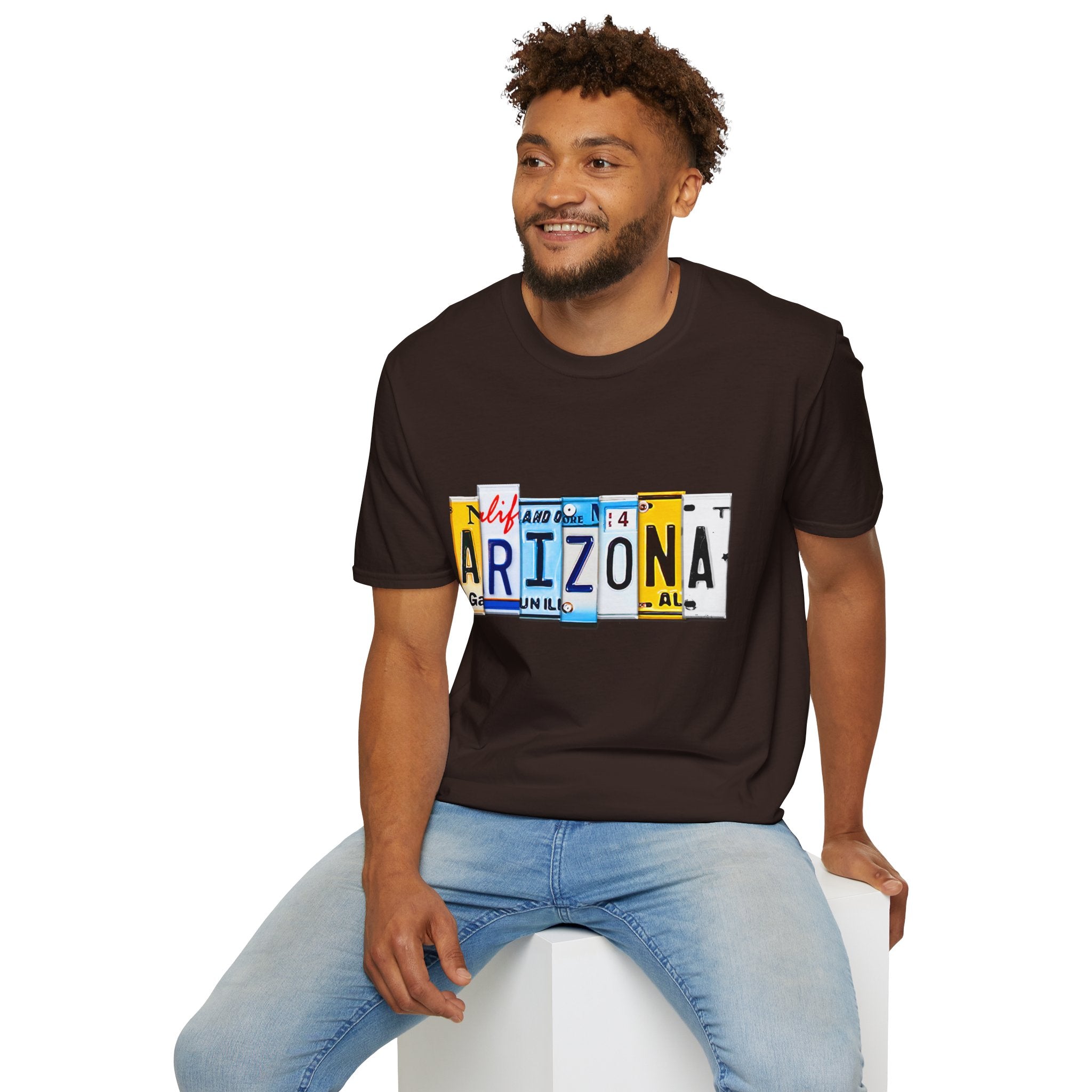 Arizona License Plate Collage T-Shirt | State Graphic Tee