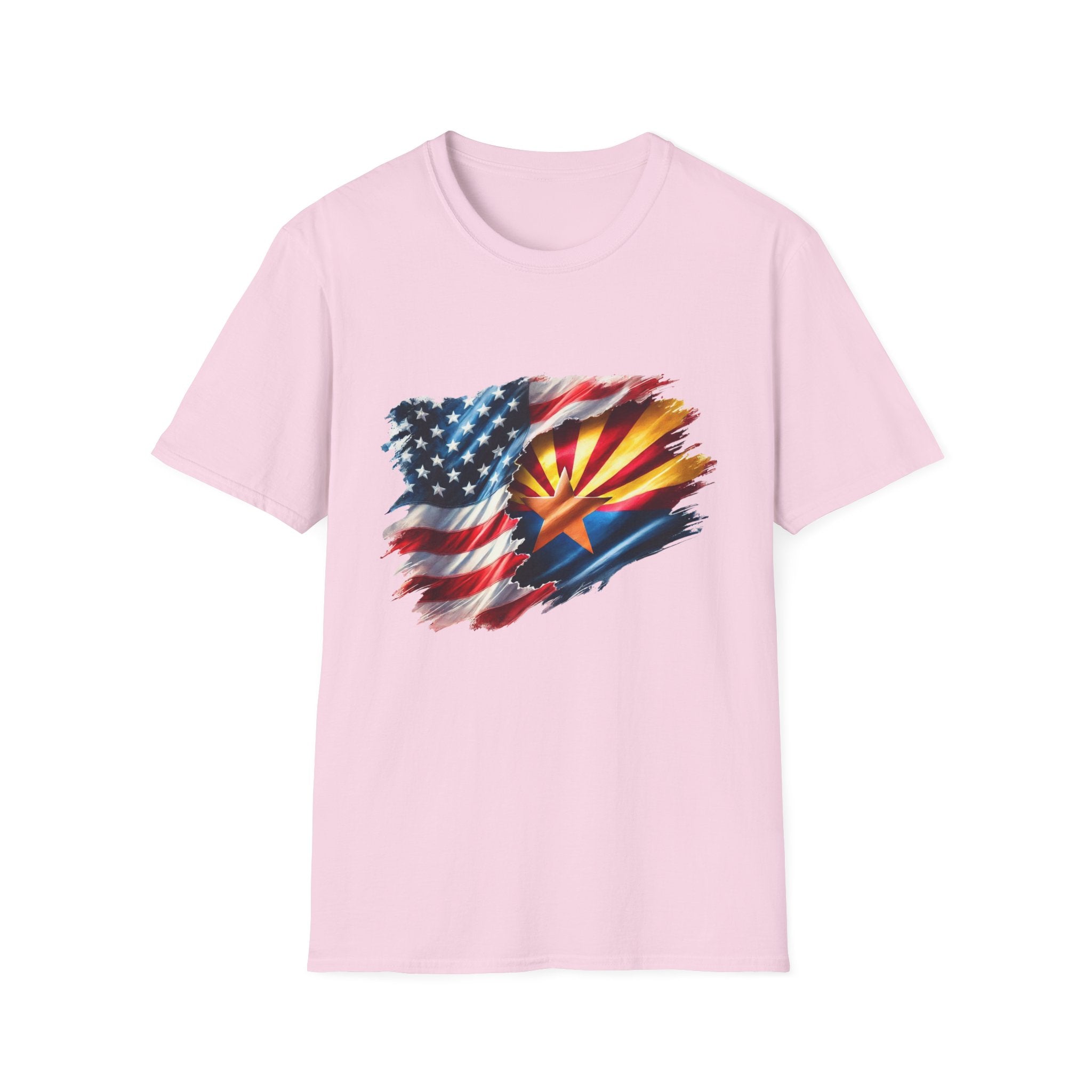 Arizona Flag with American Flag T-Shirt | Patriotic State Pride Tee