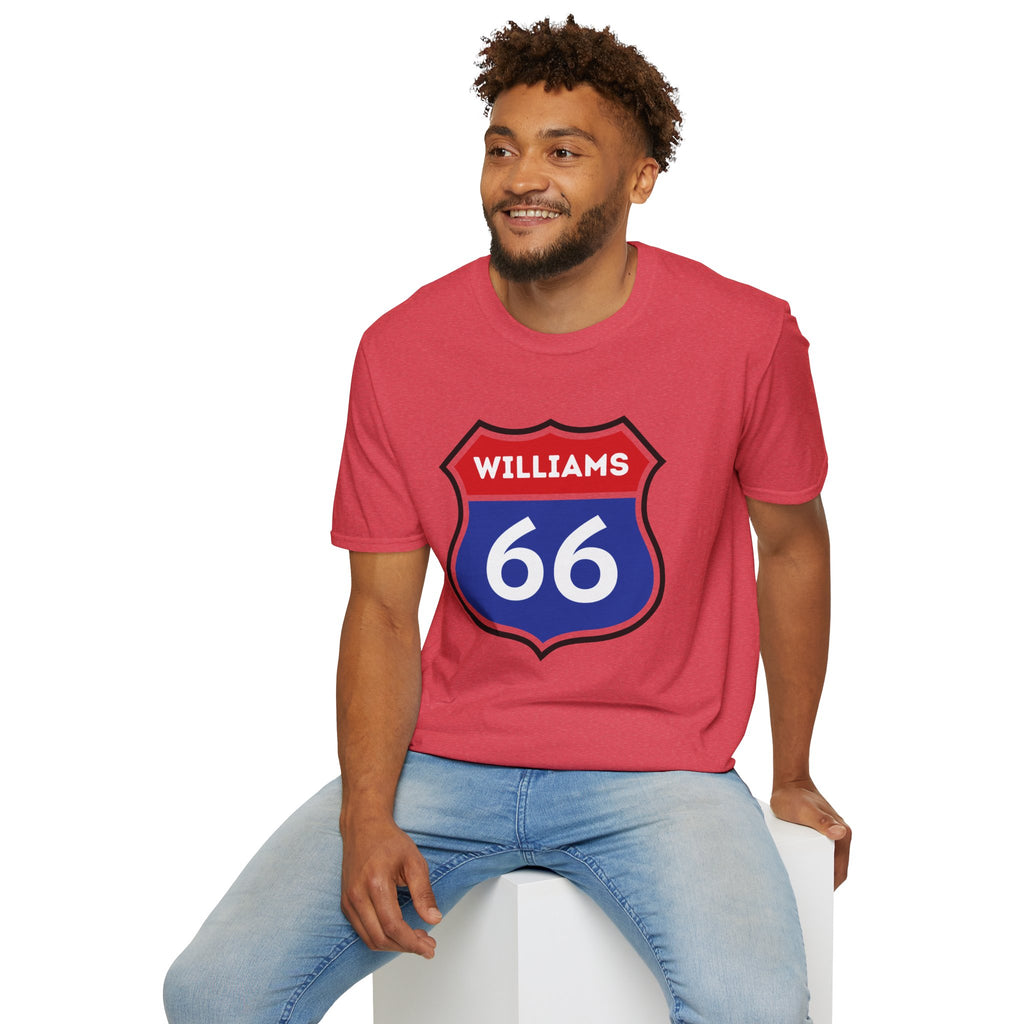 Williams 66 Shield T-Shirt | Route 66 Road Sign Shirt