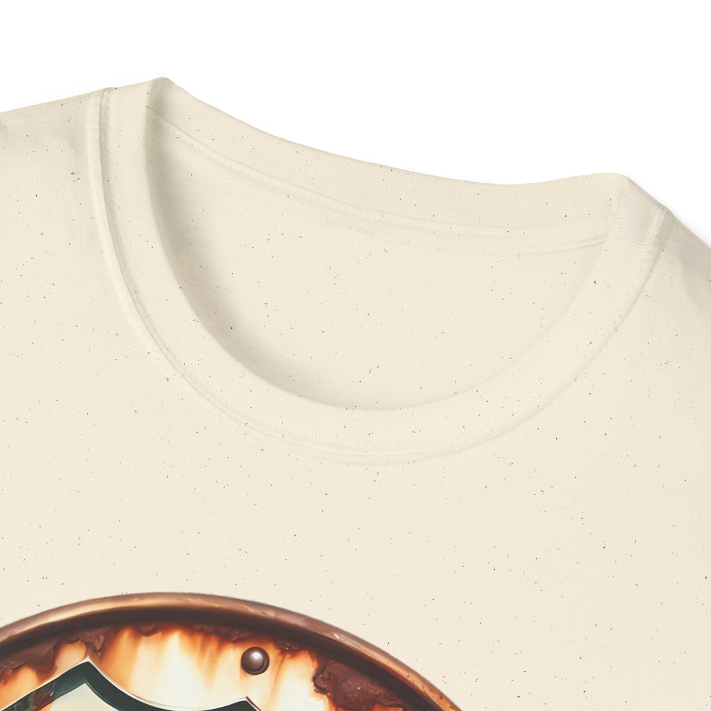 Route 66 Vintage Woodie Car T-Shirt | Road Trip Retro Sign, 'The Road Is Calling'