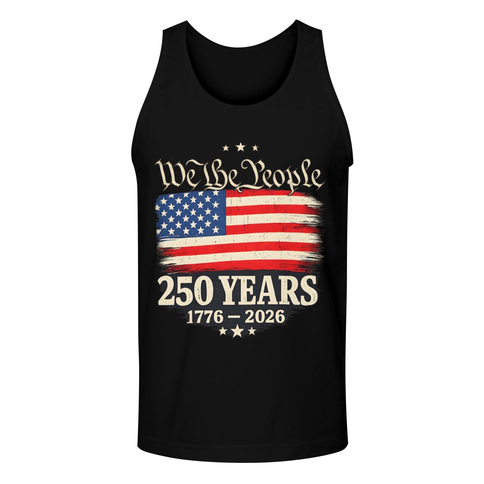 4th of July We The People 250 Years Celebration Men's Tank Top（Made in USA Ships to USA Only Free Shipping