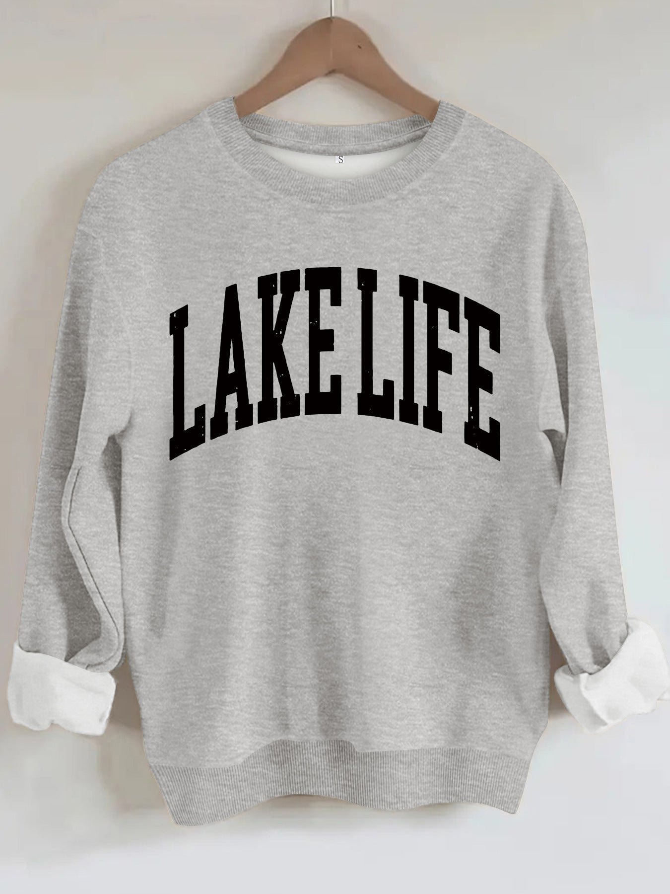 Lake Life Printed Long Sleeve Hoodie