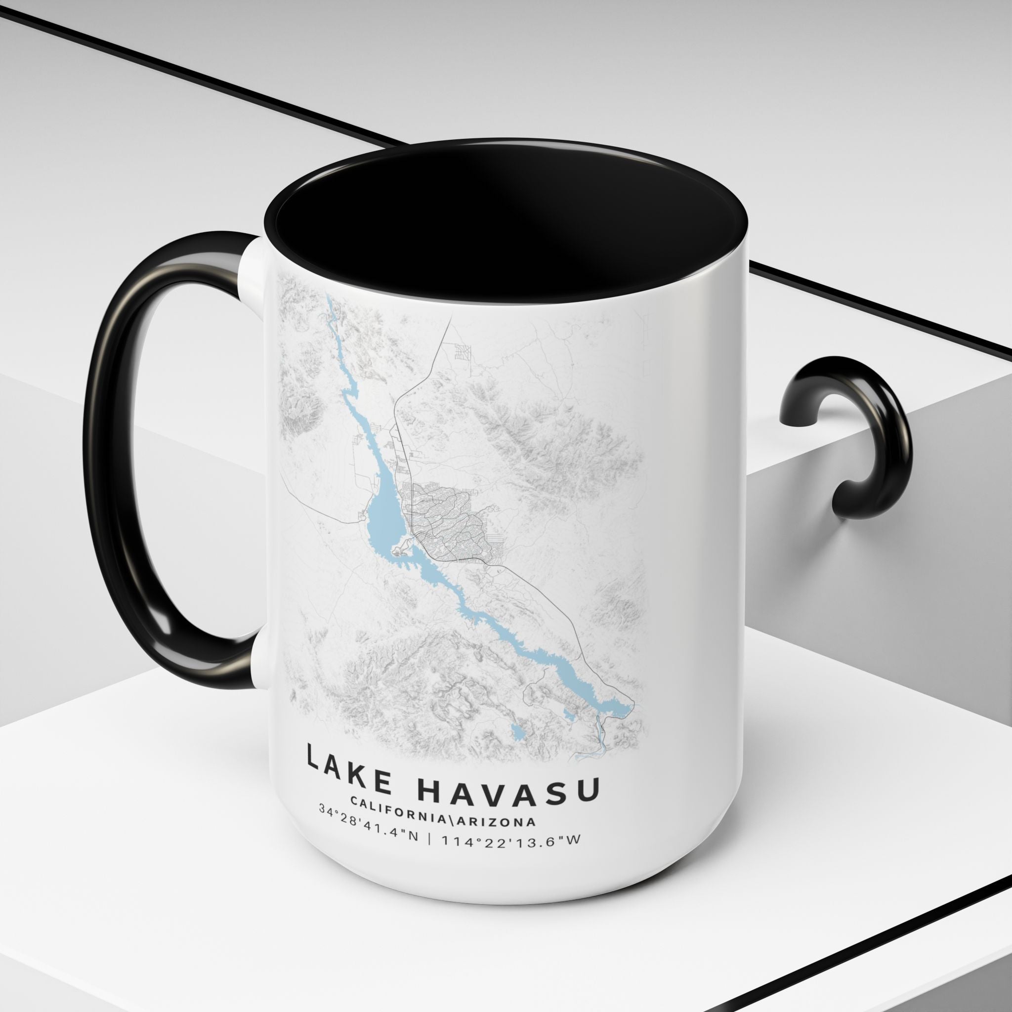 Lake Havasu map Accent Coffee Mug | 11oz 15oz