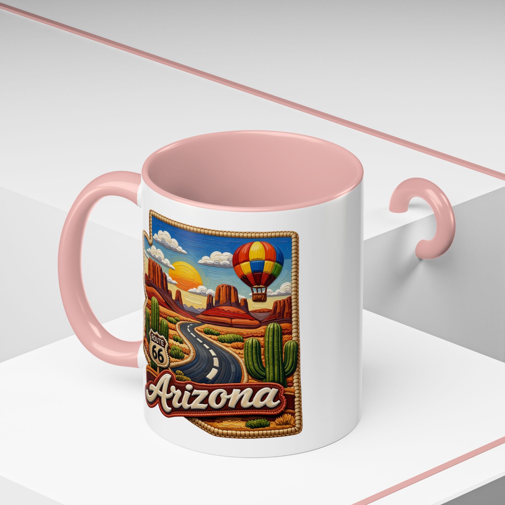 Arizona Route 66 Desert Scenic Mug | Accent Coffee Mug