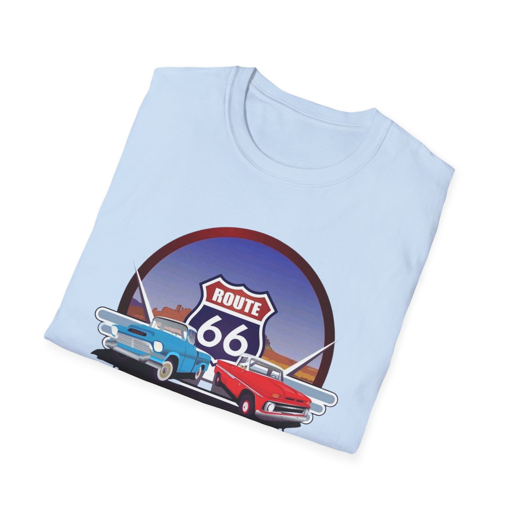 Route 66 Kingman Arizona Softstyle T-Shirt, Vintage Tee, Retro Shirt, Unisex Top, Gift for Travelers