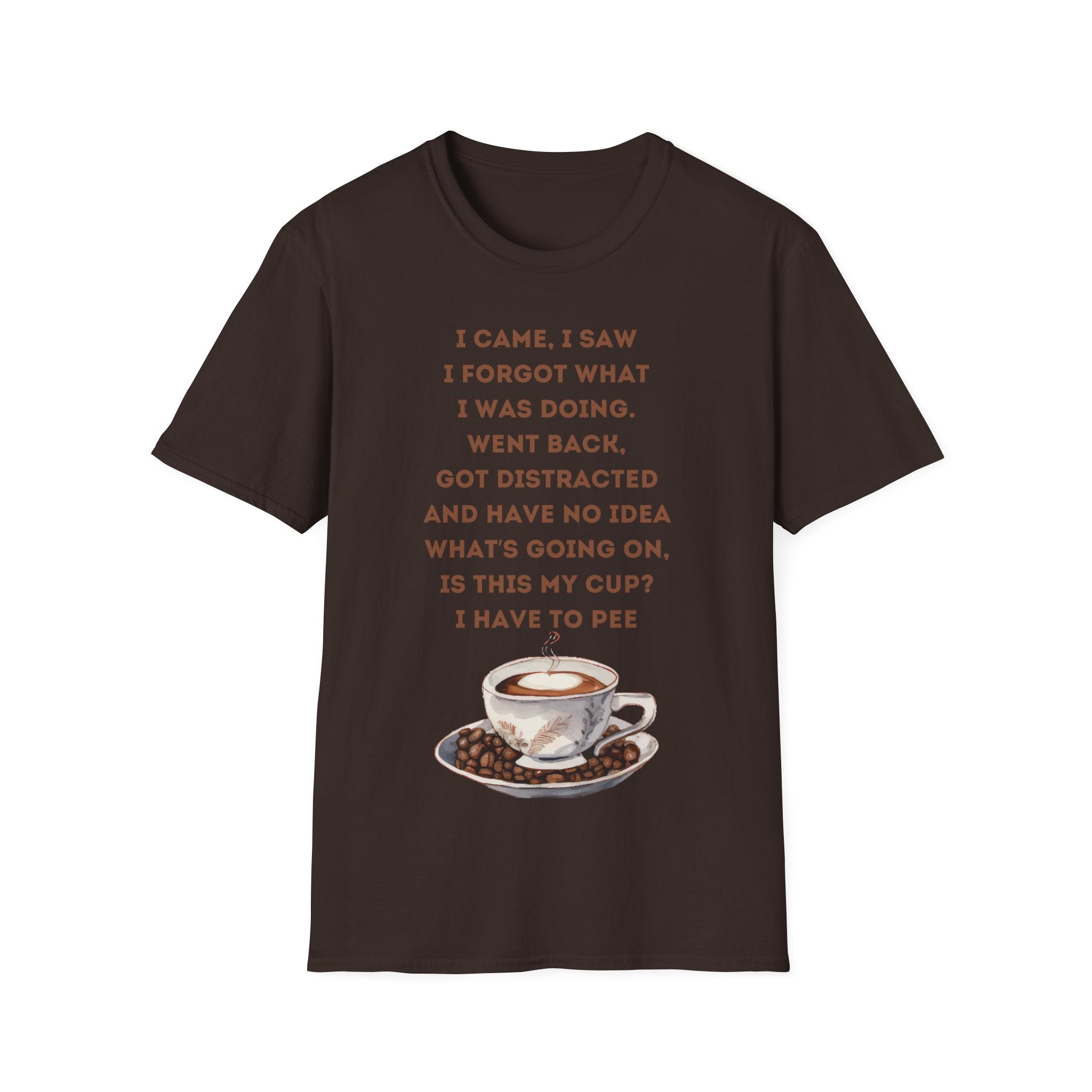 Funny Coffee Quote T-Shirt for Coffee Lovers, Humor Tee, Gift for Him/Her, Perfect for Birthdays, Housewarming, Casual Wear