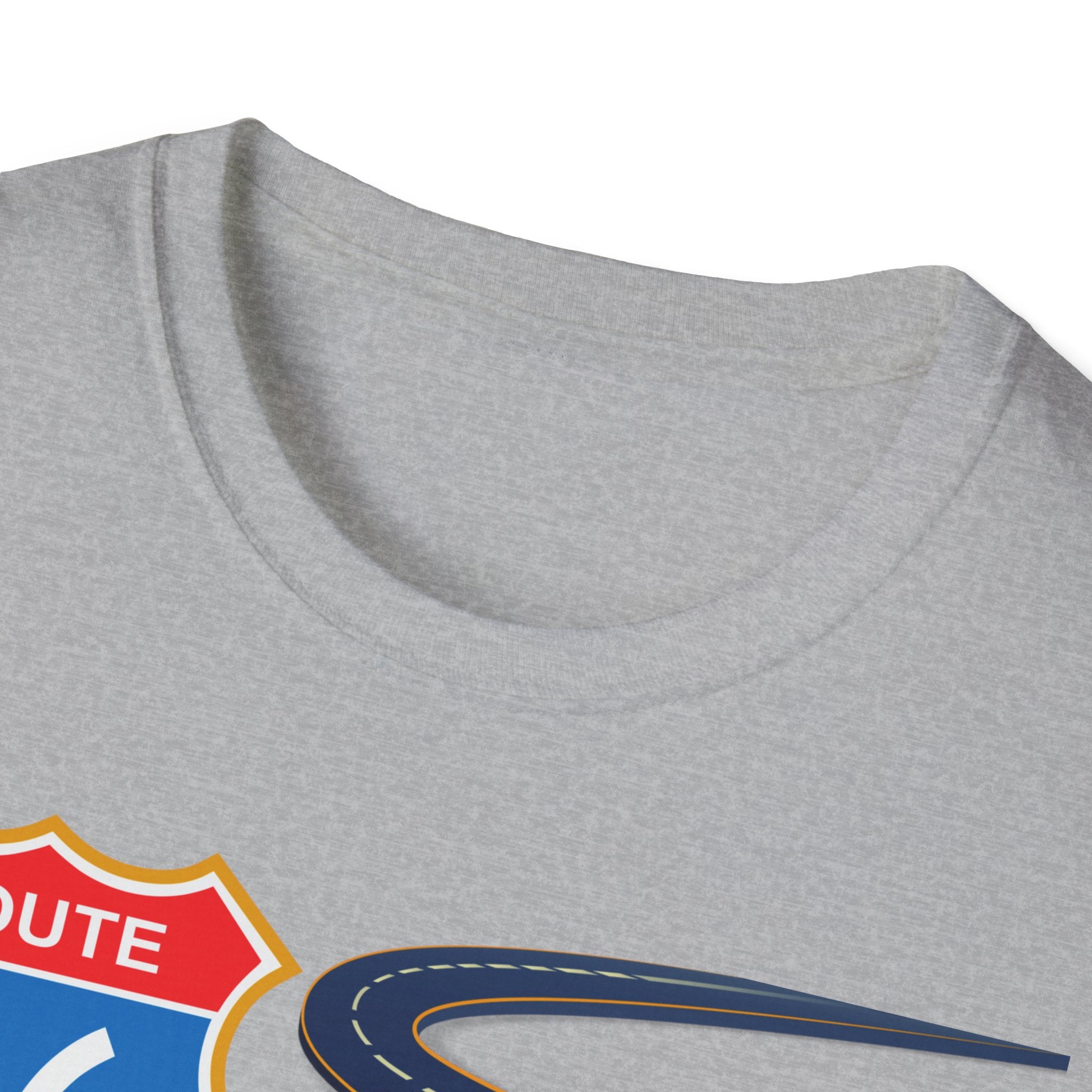 Route 66 Mens and Womans Softstyle T-Shirt, Retro Road Trip Tee, Vintage Highway Shirt, Travel Adventure Top, Unisex Graphic Tee