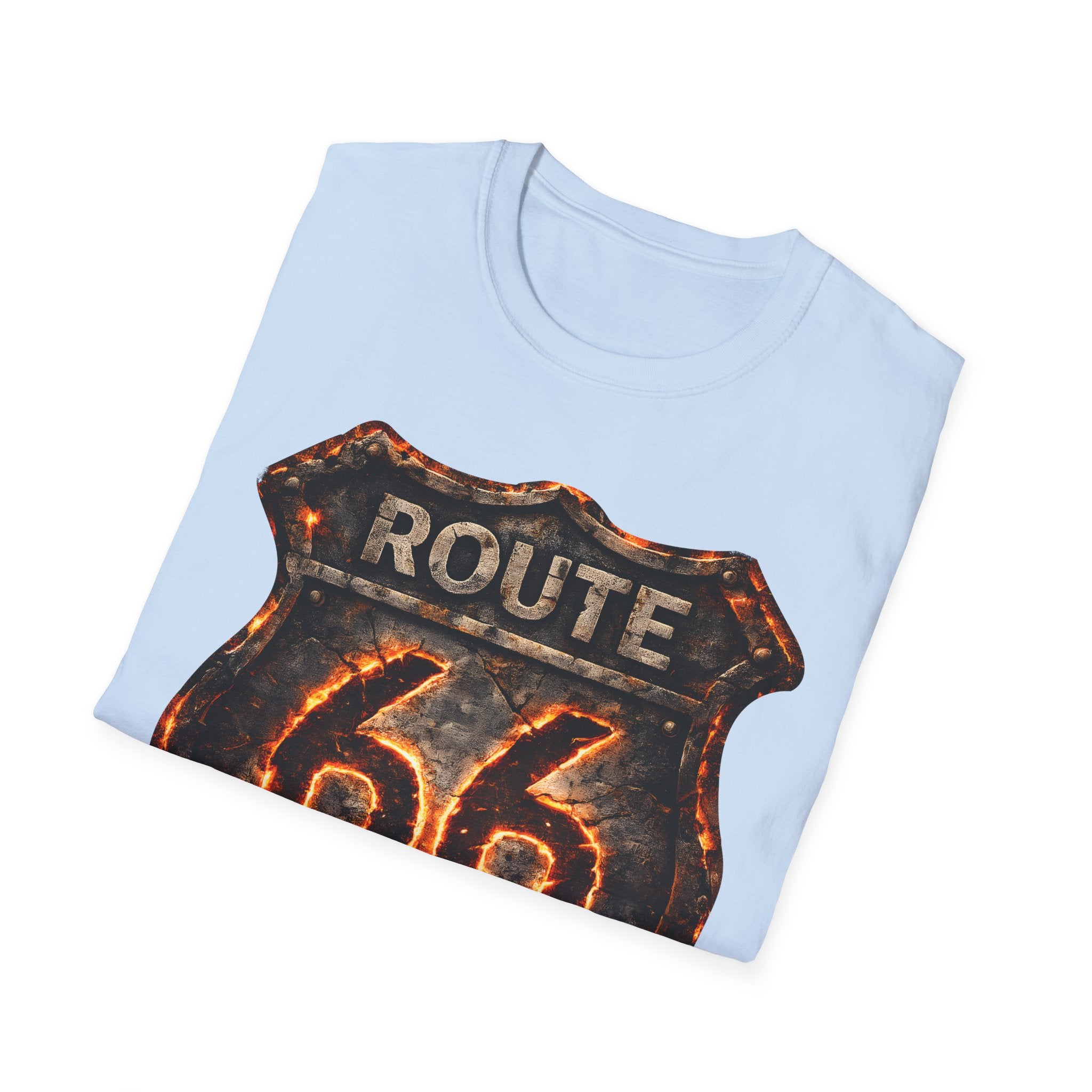 Vintage Route 66 Shield T-Shirt | Retro Road Trip Sign